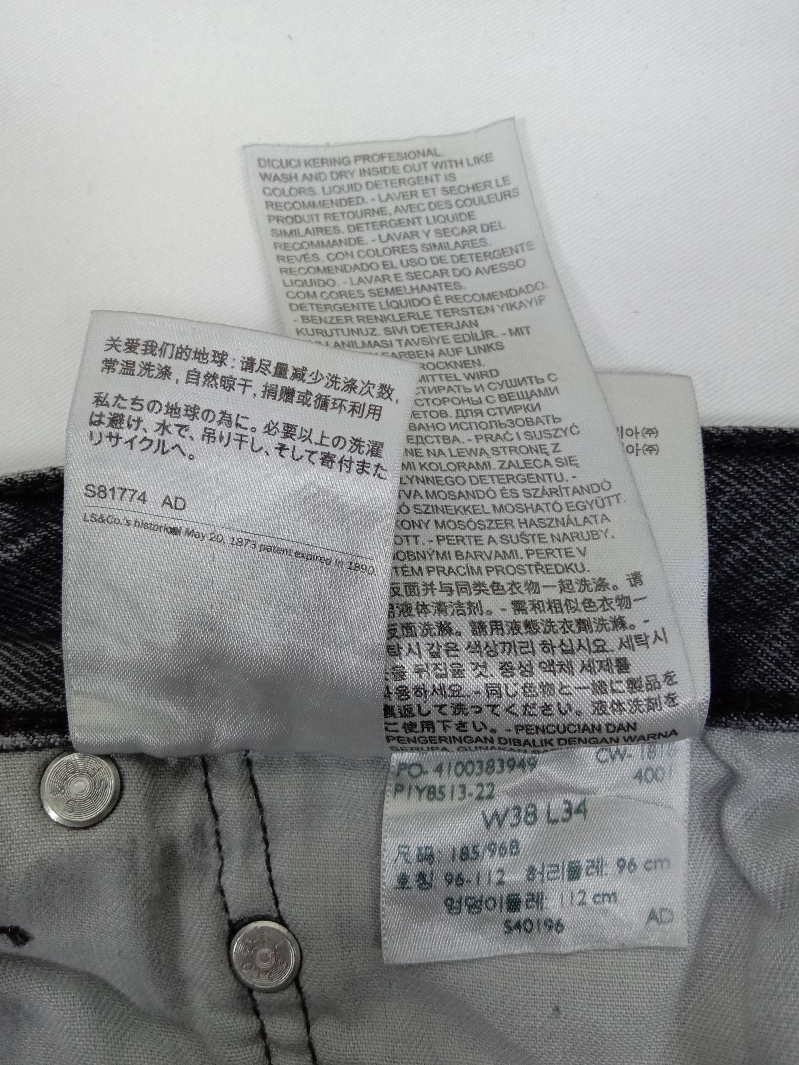 Levi's Vintage Levi's 541 Faded Black Jeans Athletic Fit Denim Size US 38 / EU 54 - 11 Thumbnail