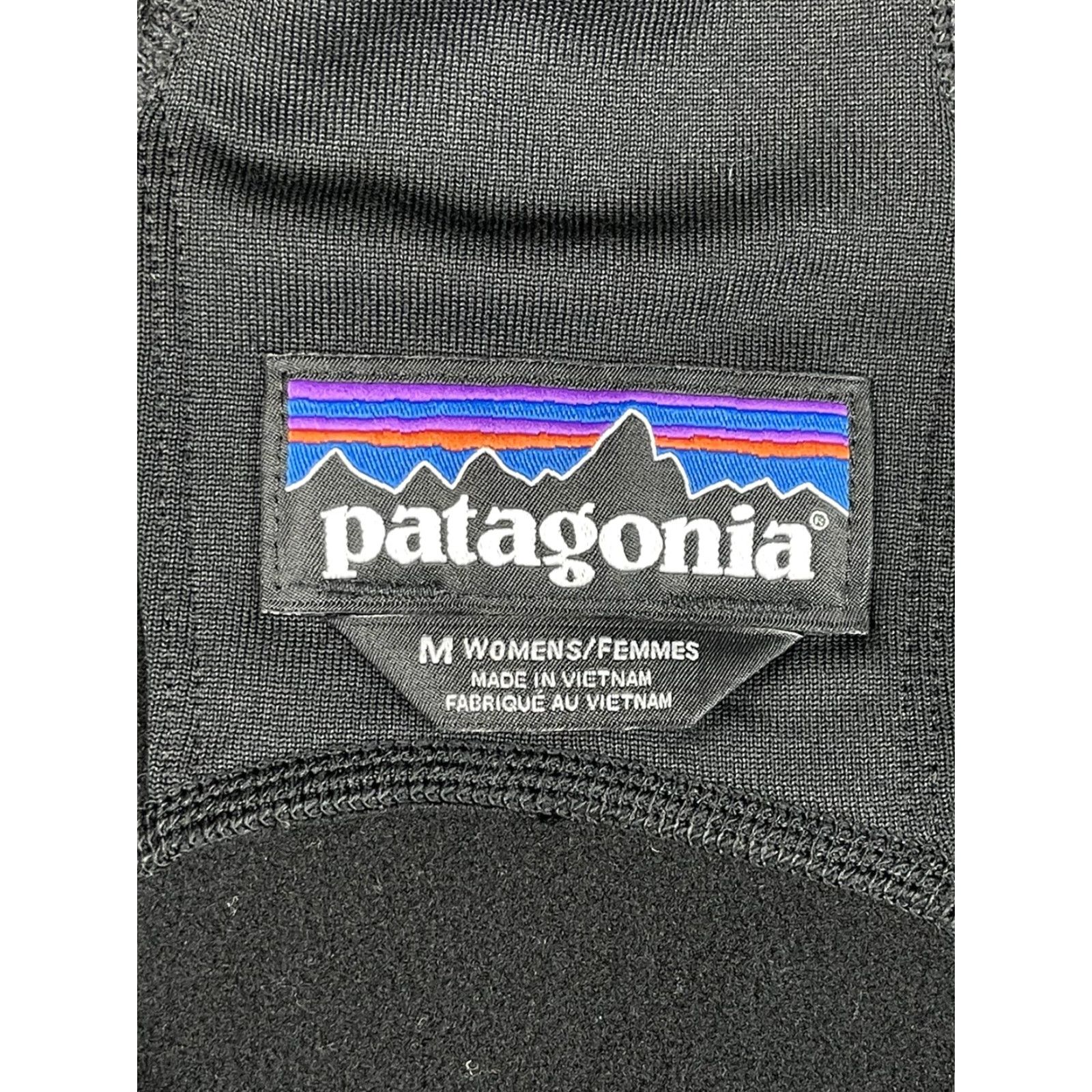 Patagonia Patagonia Womens Jacket Zip Fleece Pullover Mid-Length Black Size M 1/4 Zip Winter Fall Logo Windbreaker Size M / US 6-8 / IT 42-44 - 3 Thumbnail