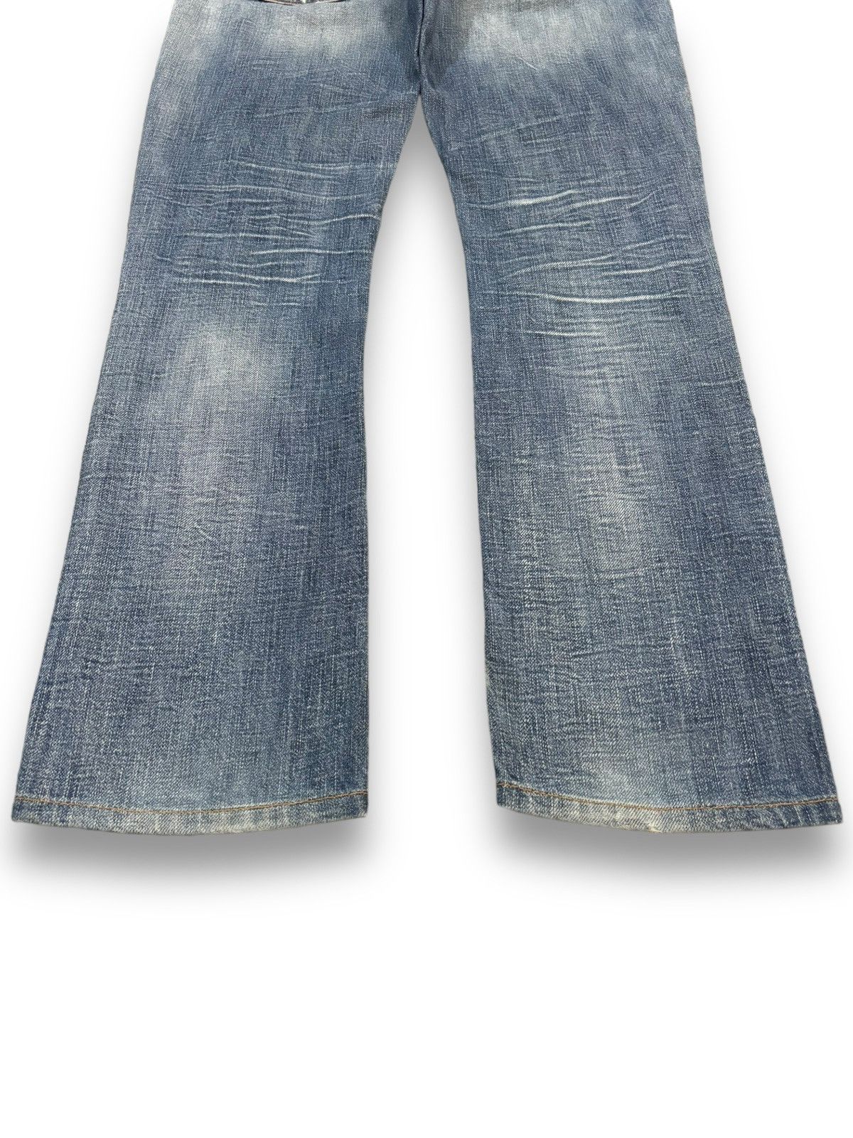Nudie Jeans Vintage Nudie Whiskers Blue Washed Distressed Grunge Jeans Size US 29 - 13 Thumbnail