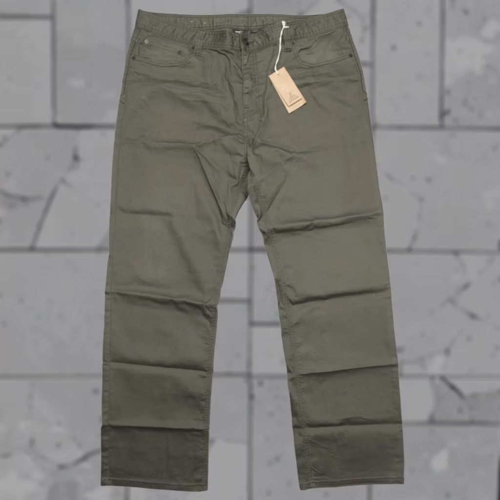 Prana prAna Slim Fit Straight Leg Bridger Denim Jeans Men's Size 42x32 Olive Green Jeans Mens Slim Straight 42 32 Green Size US 42 / EU 58 - 1 Thumbnail