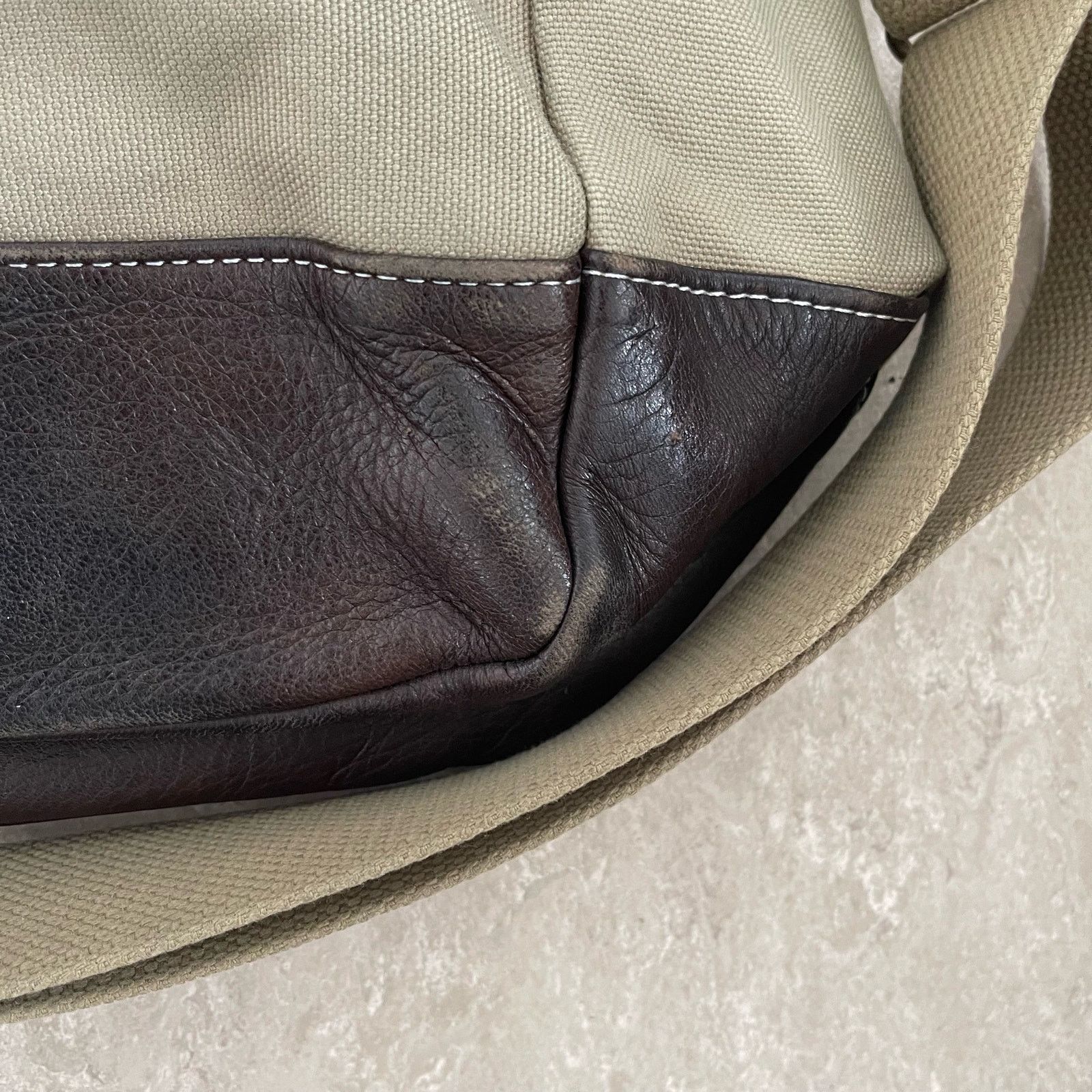 Wtaps Wtaps Leather Canvas Messenger Bag Size ONE SIZE - 6 Thumbnail