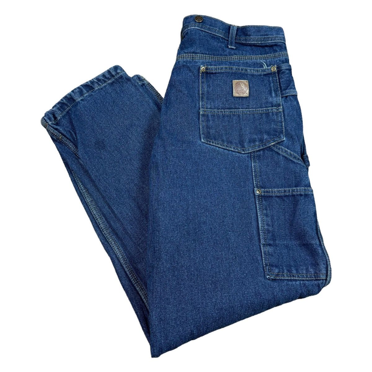 Other × Vintage Berne Double Knee Baggy Carpenter Jean Pants Men’s 38”x32” Size US 38 / EU 54 - 1 Thumbnail