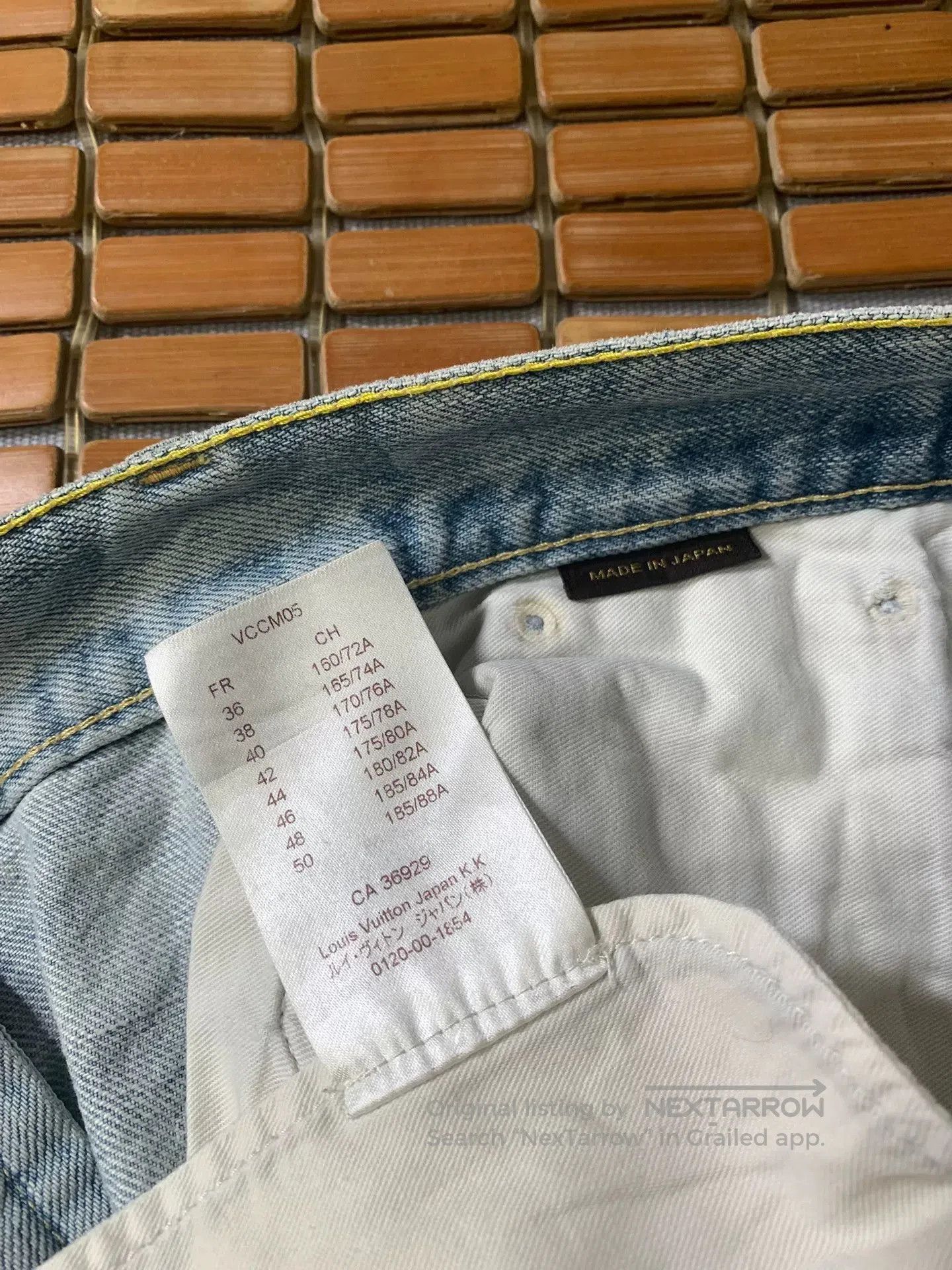 Louis Vuitton Louis Vuitton Leather Patch Jeans. Size 28" / US 6 / IT 42 - 6 Thumbnail