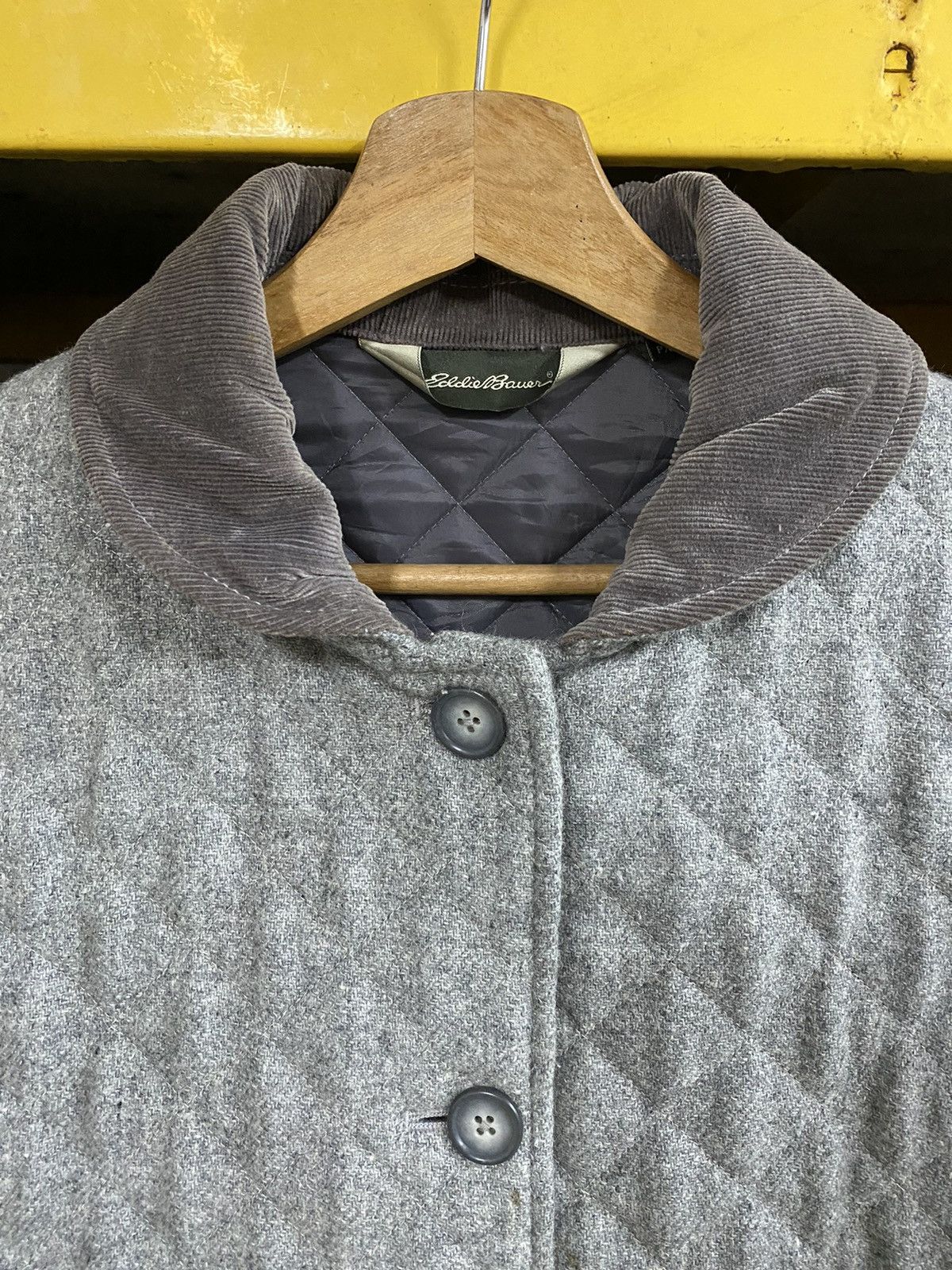 Eddie Bauer × Japanese Brand Quilted Jacket Eddie Bauer Thermal Insulation Thermore Size US XL / EU 56 / 4 - 4 Thumbnail
