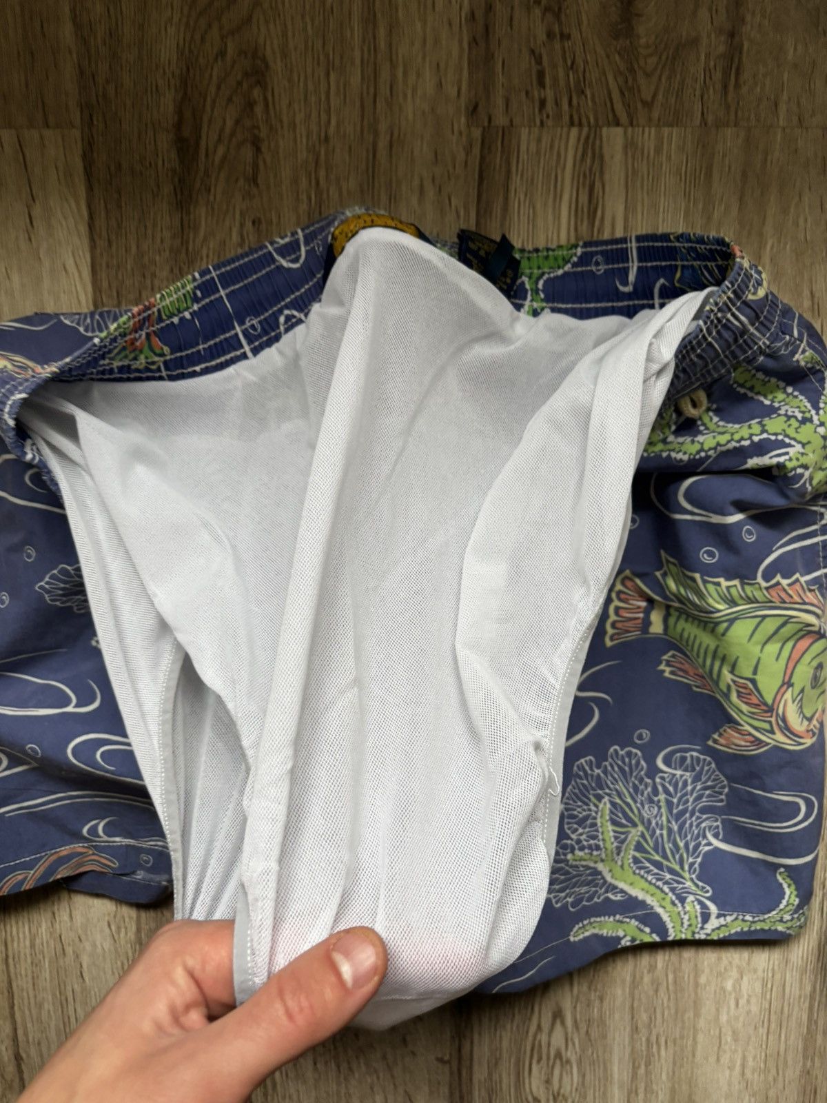Polo Ralph Lauren Polo Ralph Lauren Blue Fish Print Cargo Swimming Trunks Size US 34 / EU 50 - 23 Thumbnail