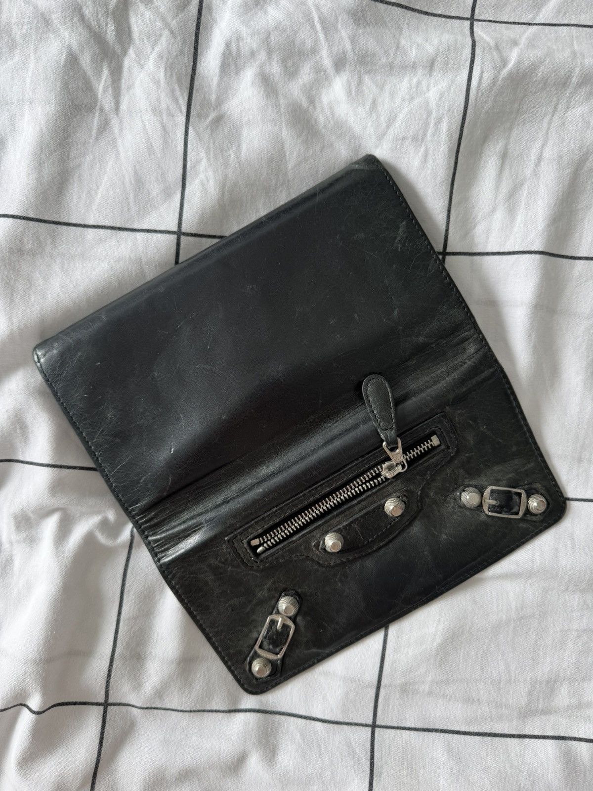 Balenciaga Balenciaga Portefeuille Classic Continental City Wallet Size ONE SIZE - 18 Thumbnail