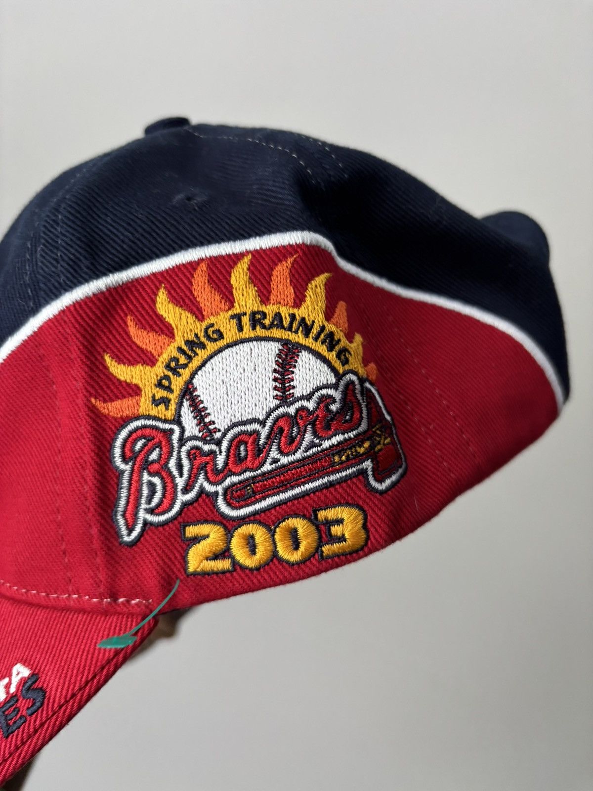 Vintage Atlanta Braves 2003 Spring Training Merchandise Hat Size ONE SIZE - 2 Thumbnail