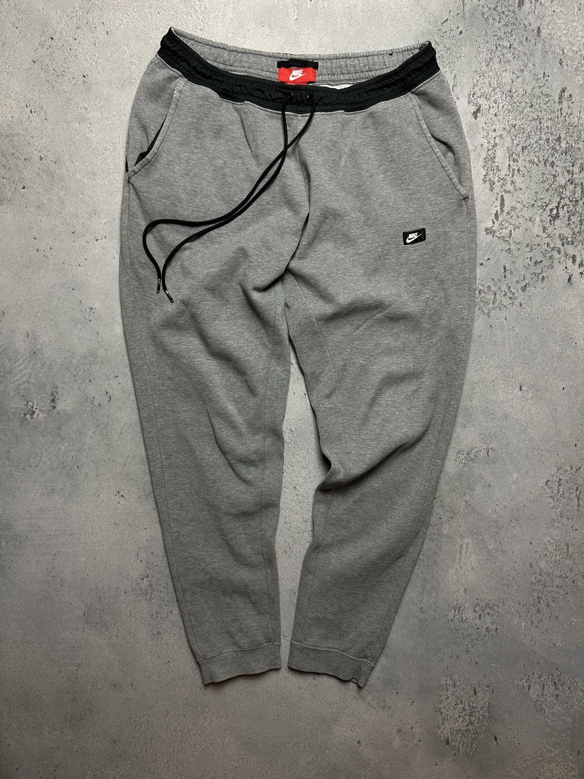 Nike Grey Nike AIR Cotton Fleece Suit Oversize Drill Track Suit Size US XL / EU 56 / 4 - 3 Thumbnail