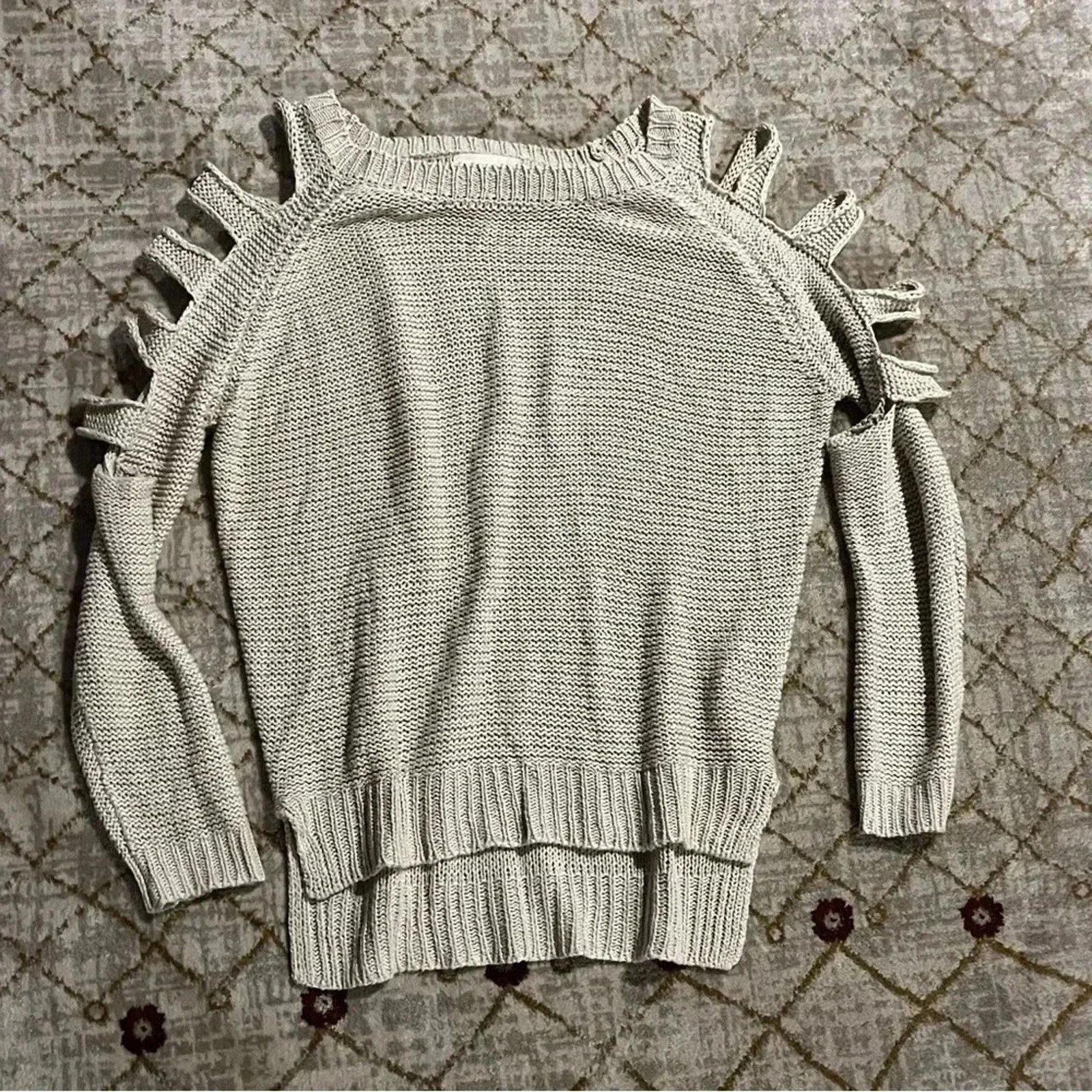 Other Aryn K. Cole Shoulder Knitted Sweater Pullover Size XS Size XS / US 0-2 / IT 36-38 - 1 Thumbnail