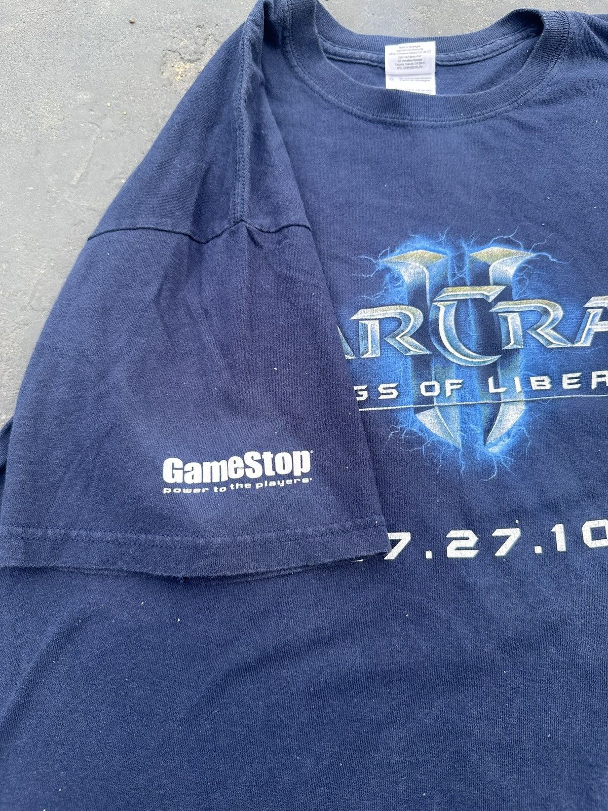 Vintage Y2K Star Craft II Wings Of Liberty Game Promo T-Shirt Size US XL / EU 56 / 4 - 4 Thumbnail