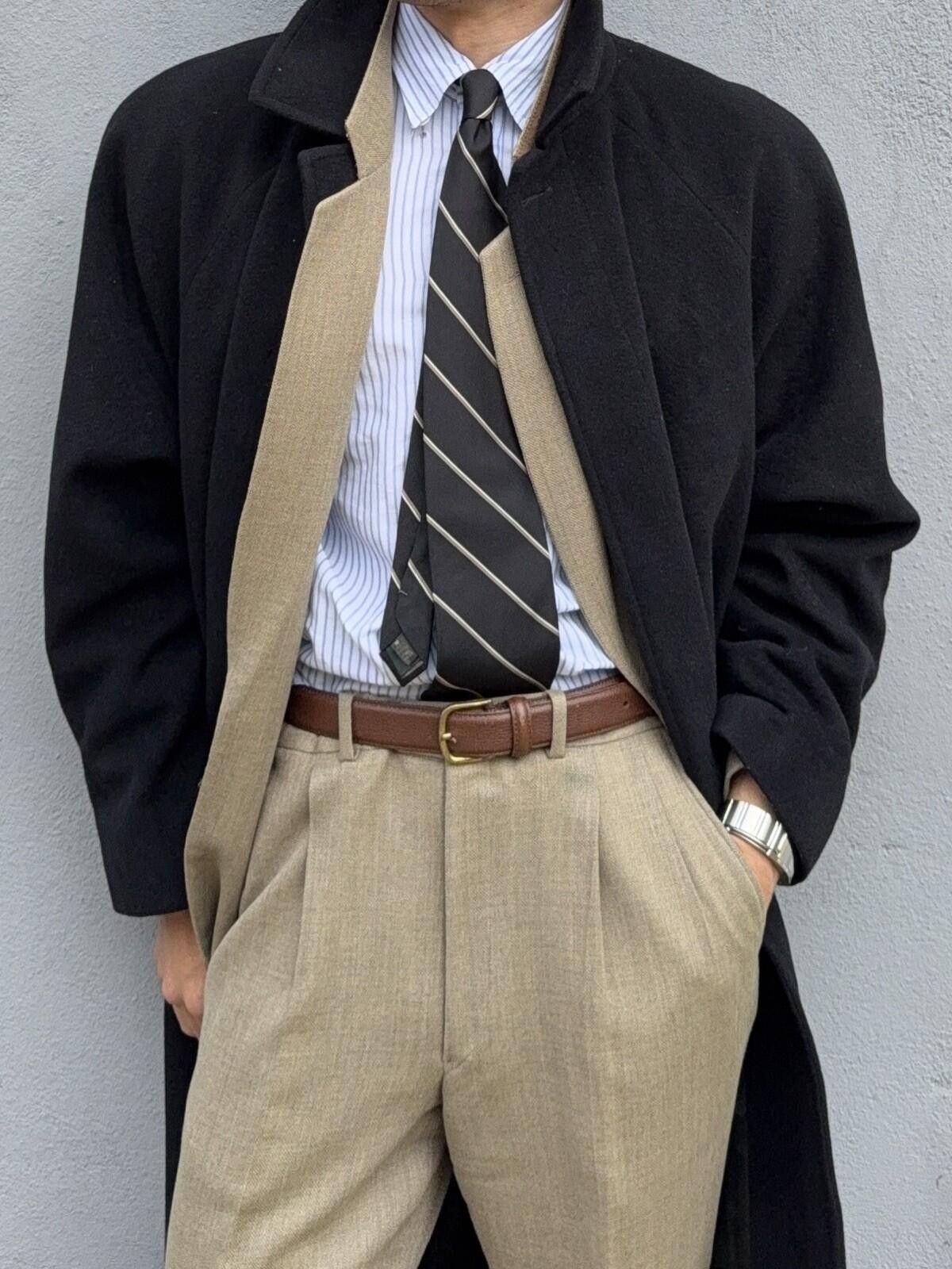 Armani Giorgio Armani 1980s Balmacaan Wool Overcoat Size M Size US M / EU 48-50 / 2 - 2 Thumbnail