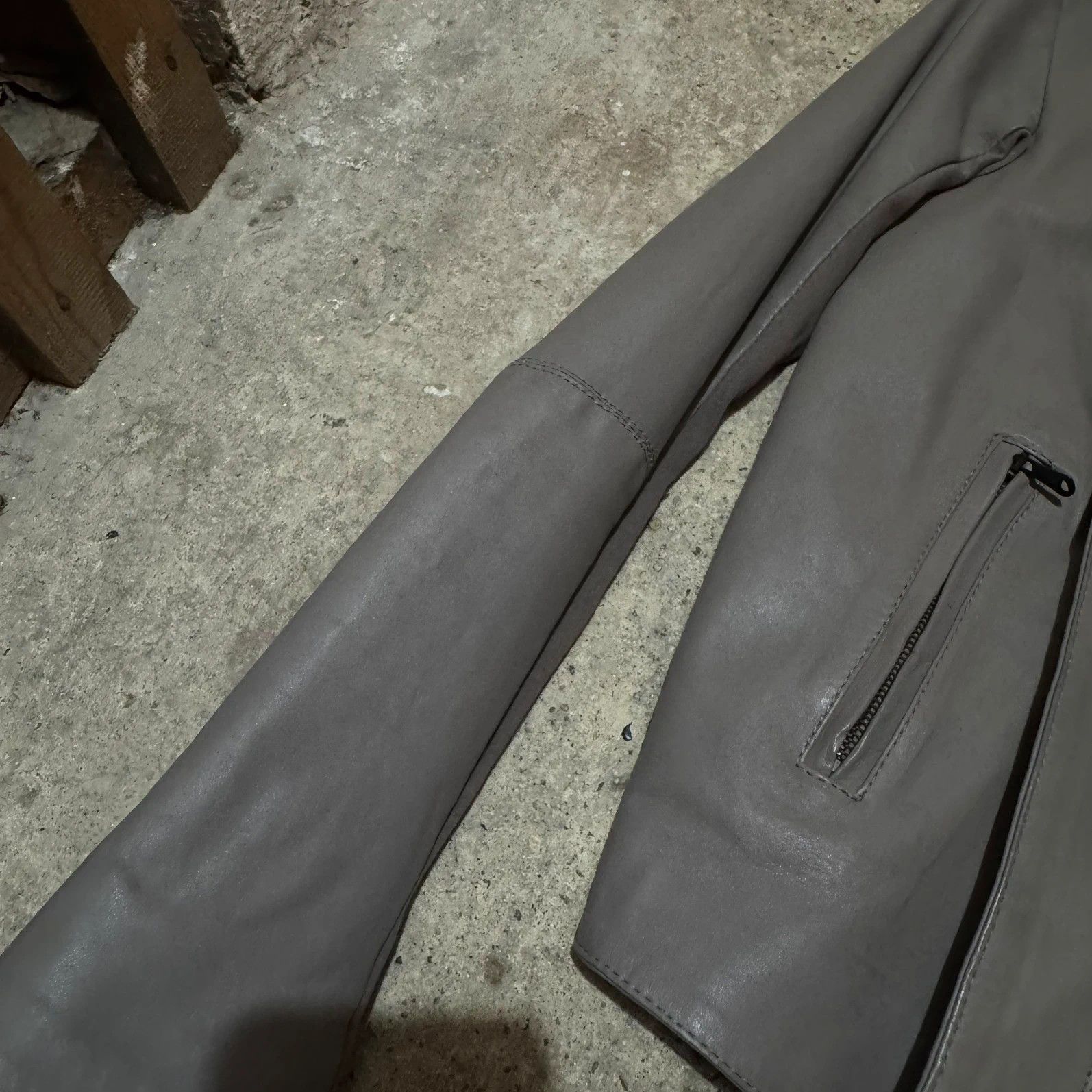Other Rick Owens style leather jacket Size S / US 4 / IT 40 - 10 Thumbnail