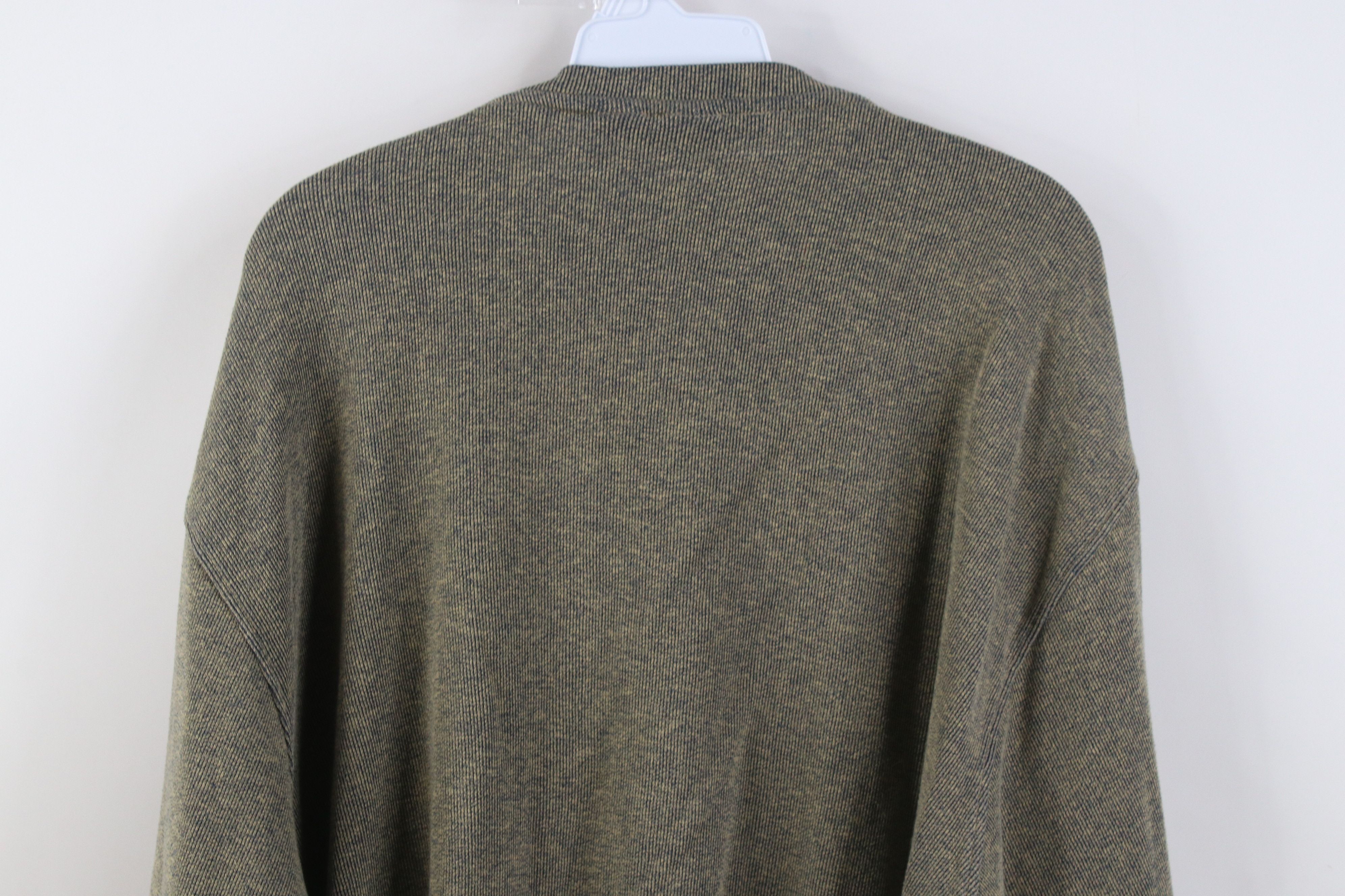 Vintage Vintage 90s Streetwear Ribbed Long Sleeve Henley T-Shirt Size US XXL / EU 58 / 5 - 9 Thumbnail