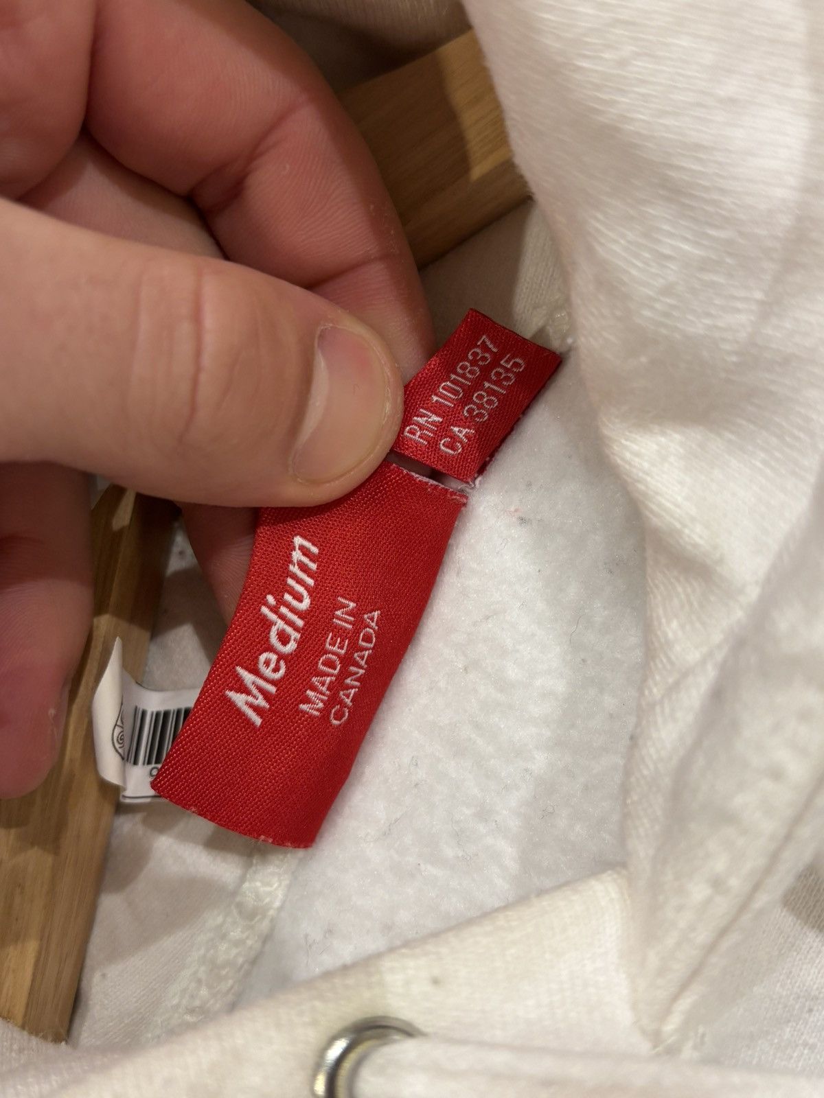 Supreme Supreme Box Logo Hoodie FW23 White/White Size US M / EU 48-50 / 2 - 6 Thumbnail