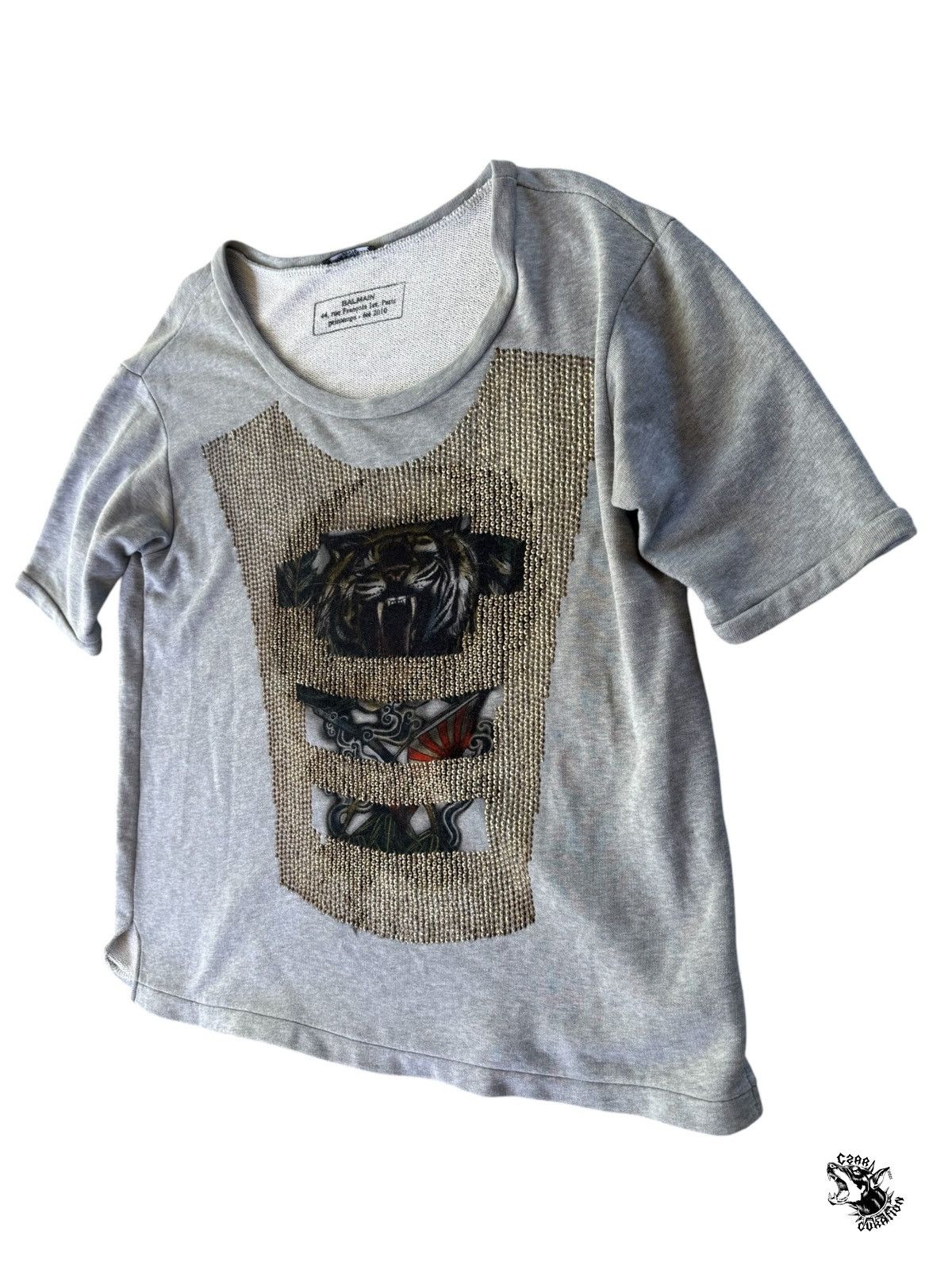 Pierre Balmain Balmain studded top Size US M / EU 48-50 / 2 - 2 Thumbnail
