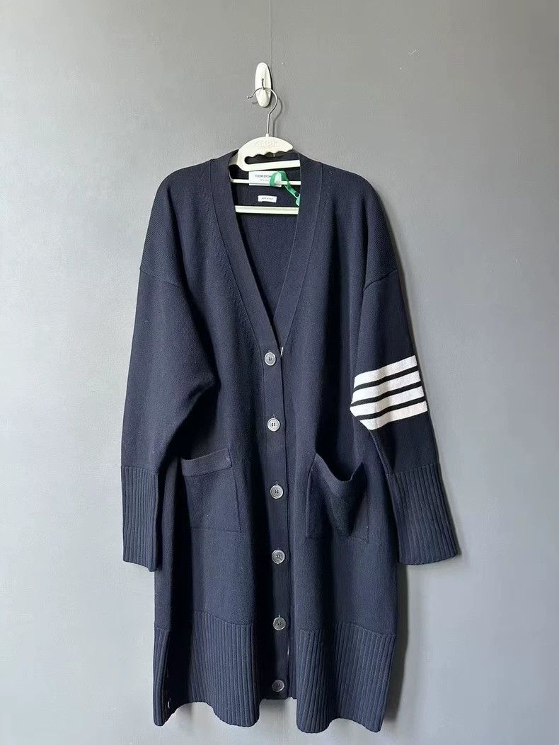 Thom Browne Thom Browne Long wool sweater Size US XXS / EU 40 - 1 Thumbnail