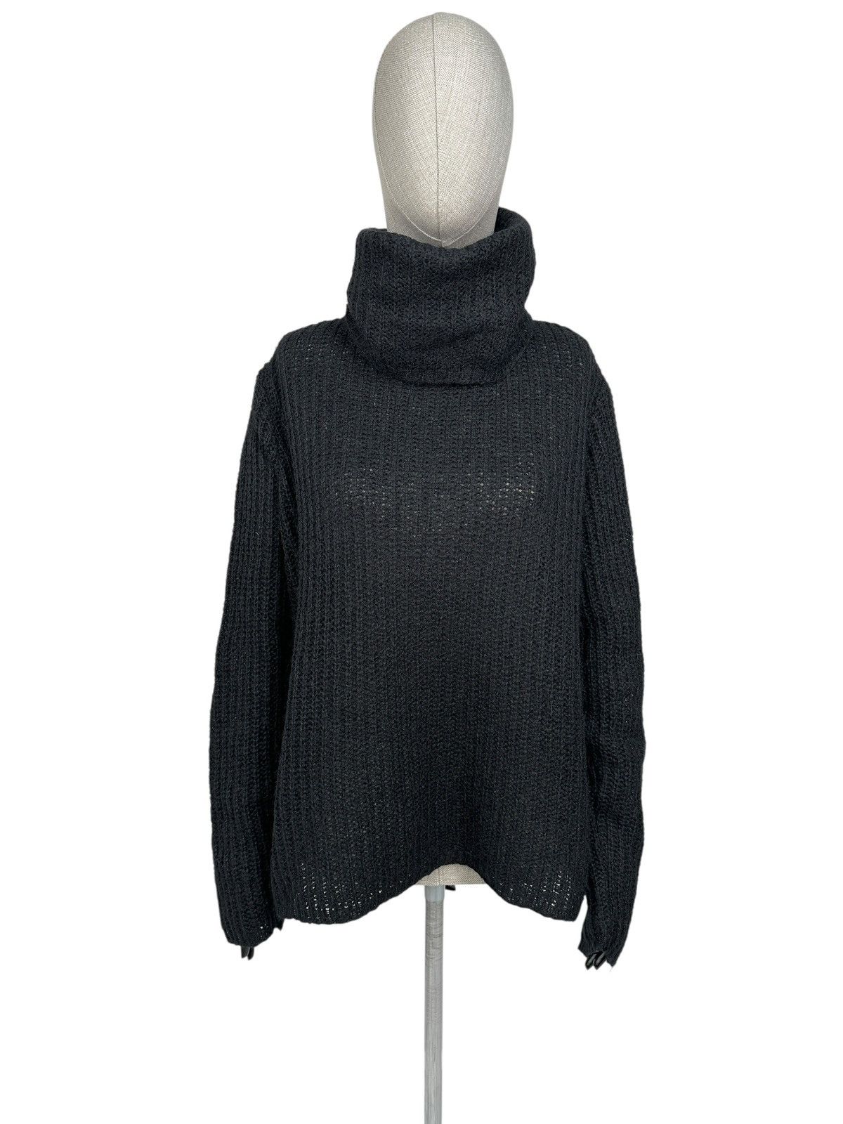 Other HINDAHL & SKUDELNY Avant Garde Mohair High Neck Knit Sweater Size M / US 6-8 / IT 42-44 - 1 Thumbnail