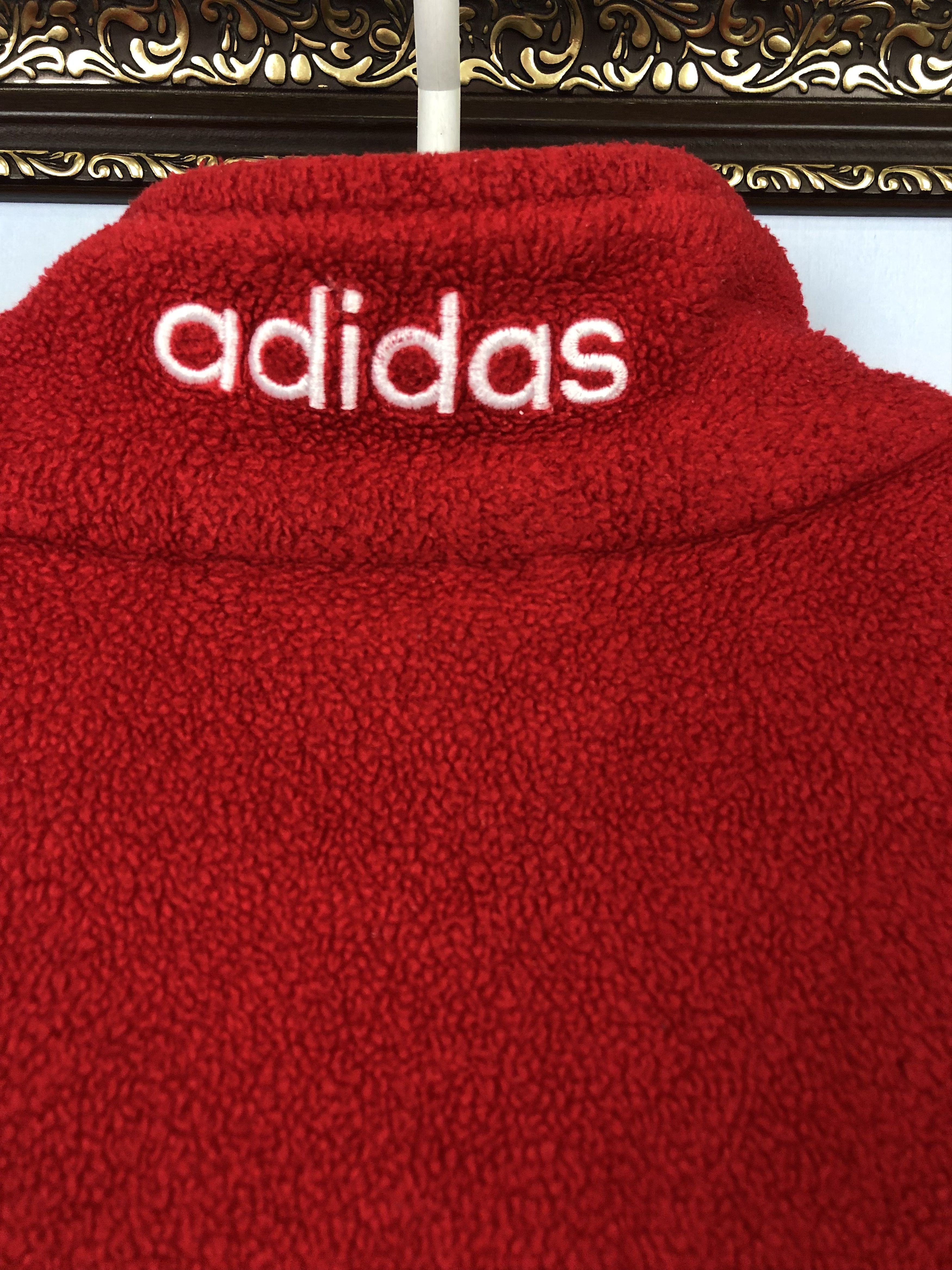 Adidas Vintage Adidas Bayer Leverkusen Sweatshirt Fleece Jacket Size US L / EU 52-54 / 3 - 12 Thumbnail