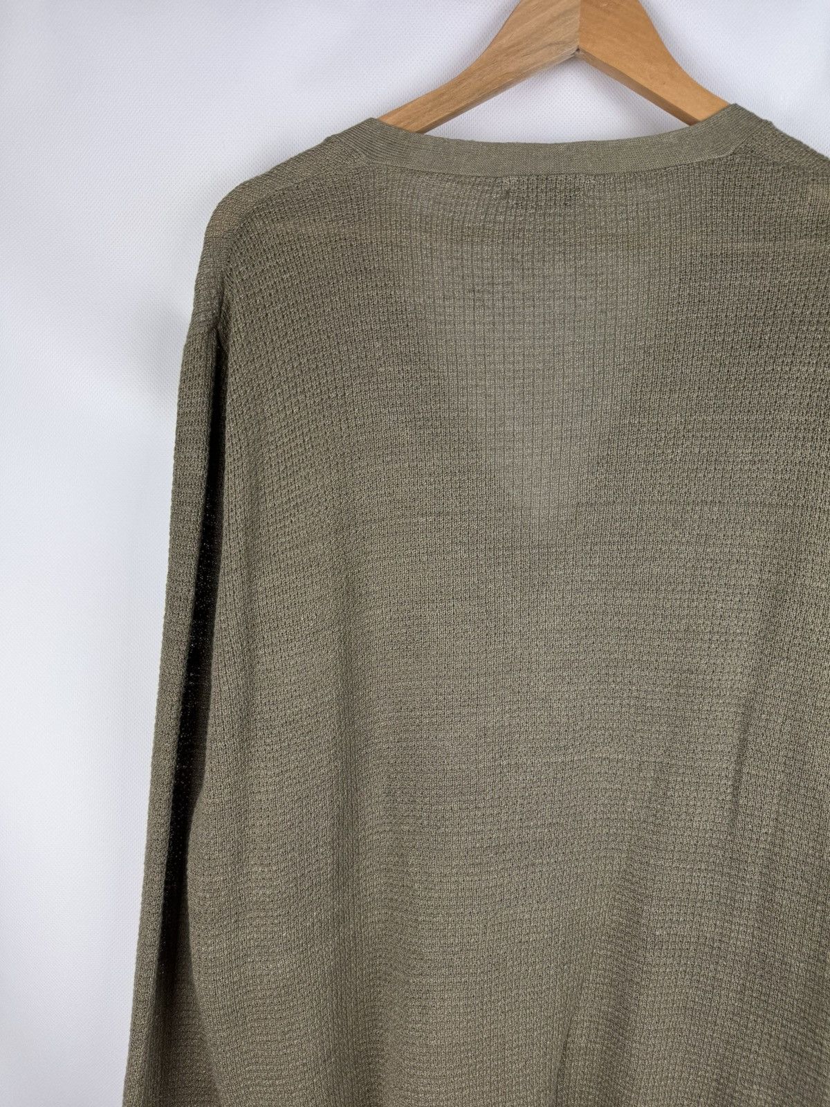 Suitsupply Suitsupply Men’s Linen Button Front Knitted Cardigan Sweater Size US XL / EU 56 / 4 - 17 Thumbnail
