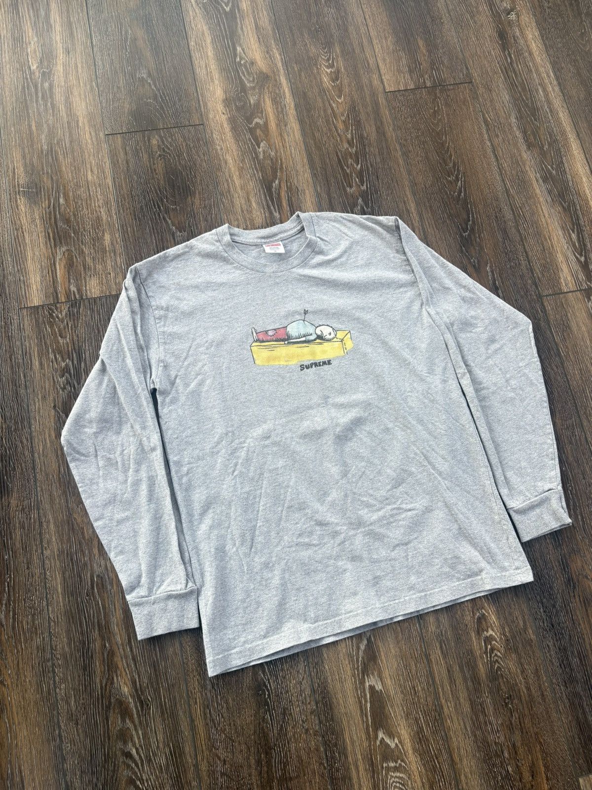 Supreme Neil Blender Arrow L/S Tee FW23 Grey
