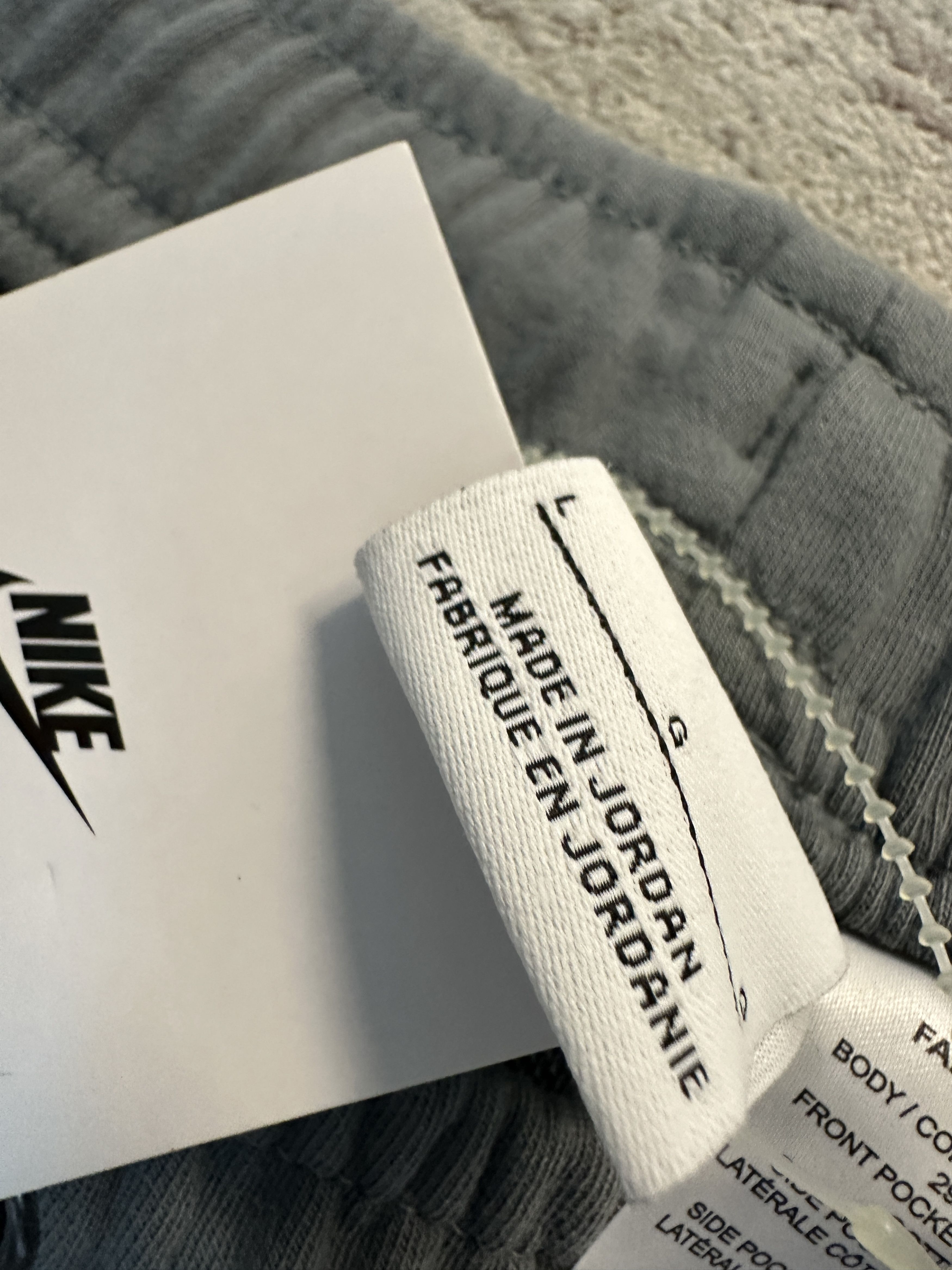 Nike Nike Men's Tech Fleece Light Gray Joggers Size Large Size US 36 / EU 52 - 4 Thumbnail