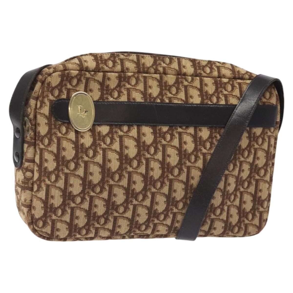 Dior Christian Dior Vintage Trotter Shoulder Bag Canvas Size ONE SIZE - 1 Thumbnail