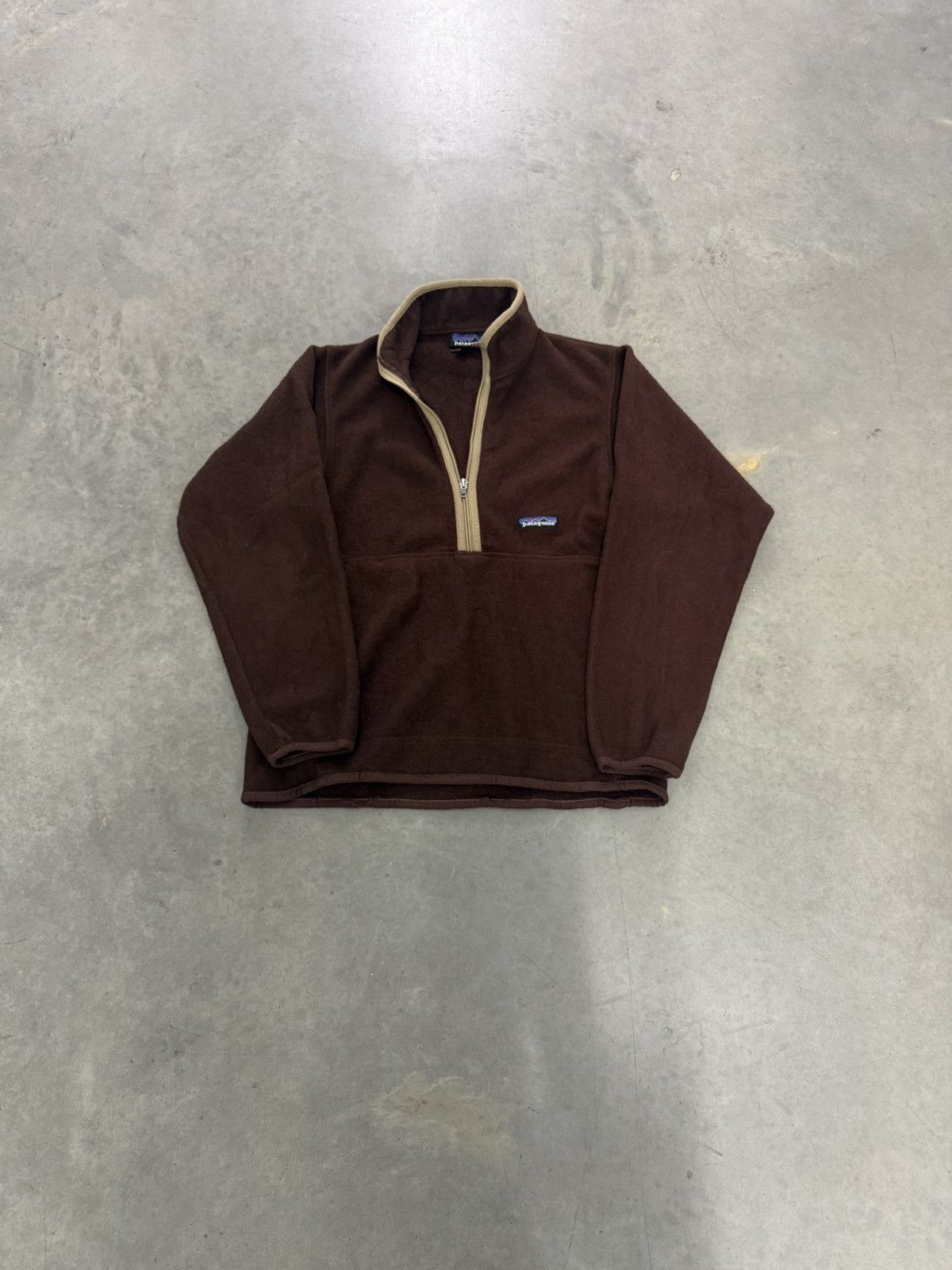 Patagonia Vintage Patagonia Synchila Quarter Zip Dark Burgundy USA 90s Size US XS / EU 42 / 0 - 6 Thumbnail