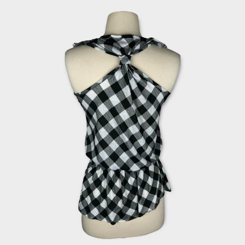 Vintage Pretty Good | Gingham Racerback Top | Size Small Size S / US 4 / IT 40 - 5 Thumbnail