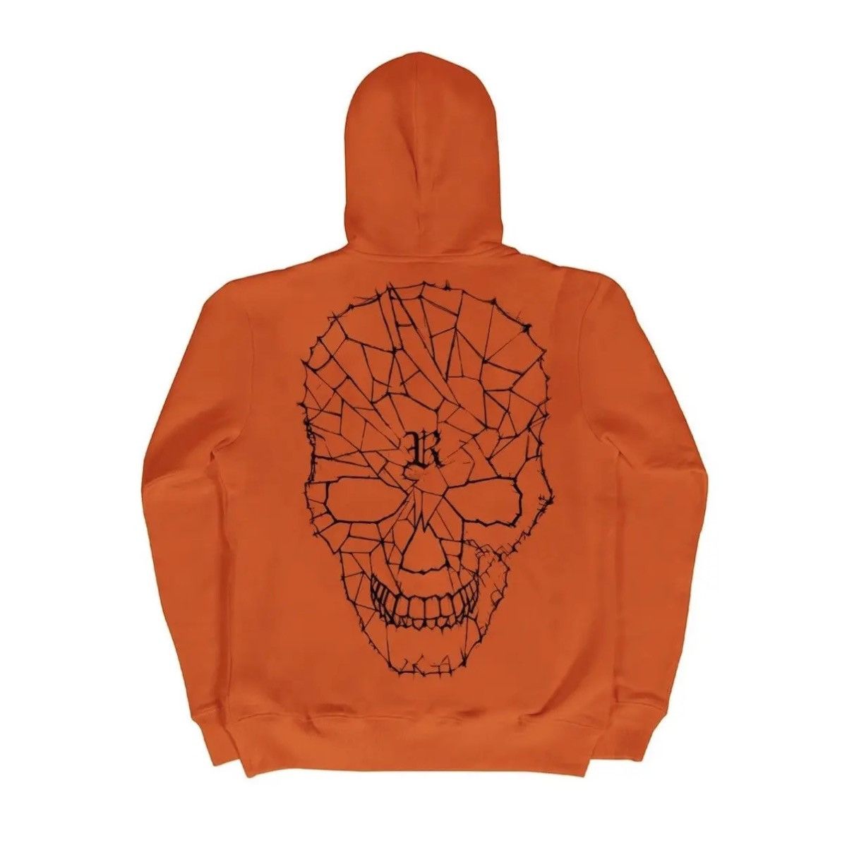 Revenge Revenge: Orange Halloween Spiderweb Skull XXL Size US L / EU 52-54 / 3 - 2 Thumbnail