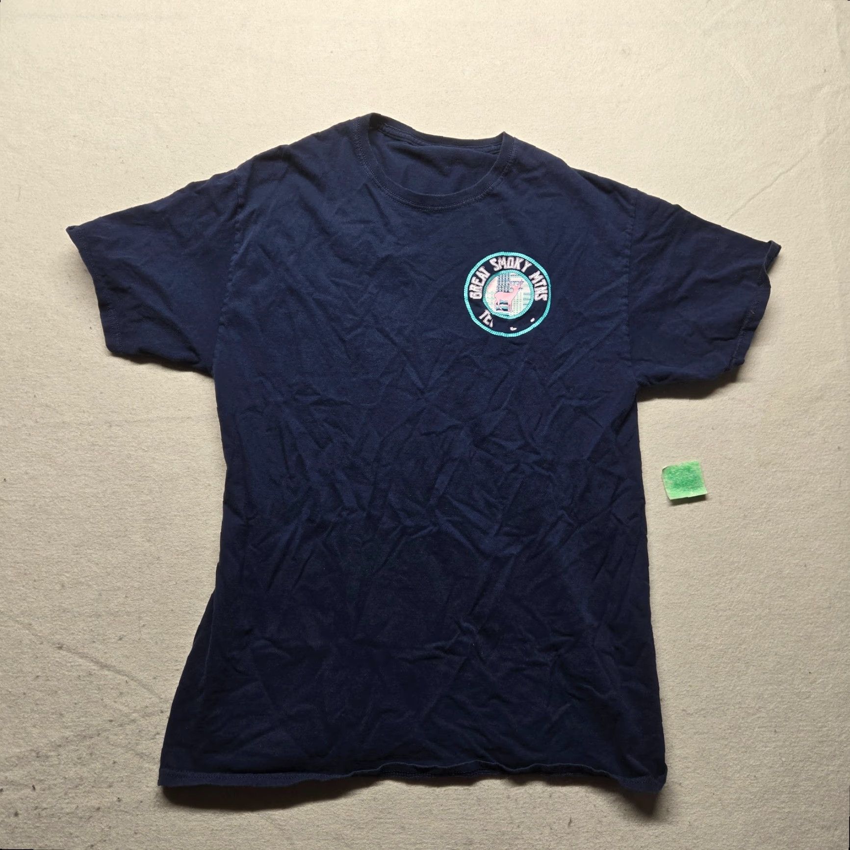 Vintage Great Smoky Mountains Blue Short Sleeve T-Shirt Unisex Small Animals Mens Size US S / EU 44-46 / 1 - 2 Thumbnail