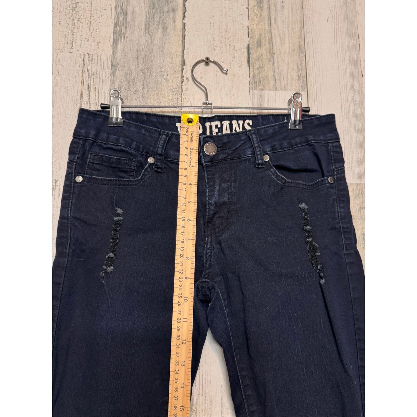 Other VIP Jeans Black Distressed Skinny Jeans Women’s Size 7 Size 28" / US 6 / IT 42 - 5 Thumbnail