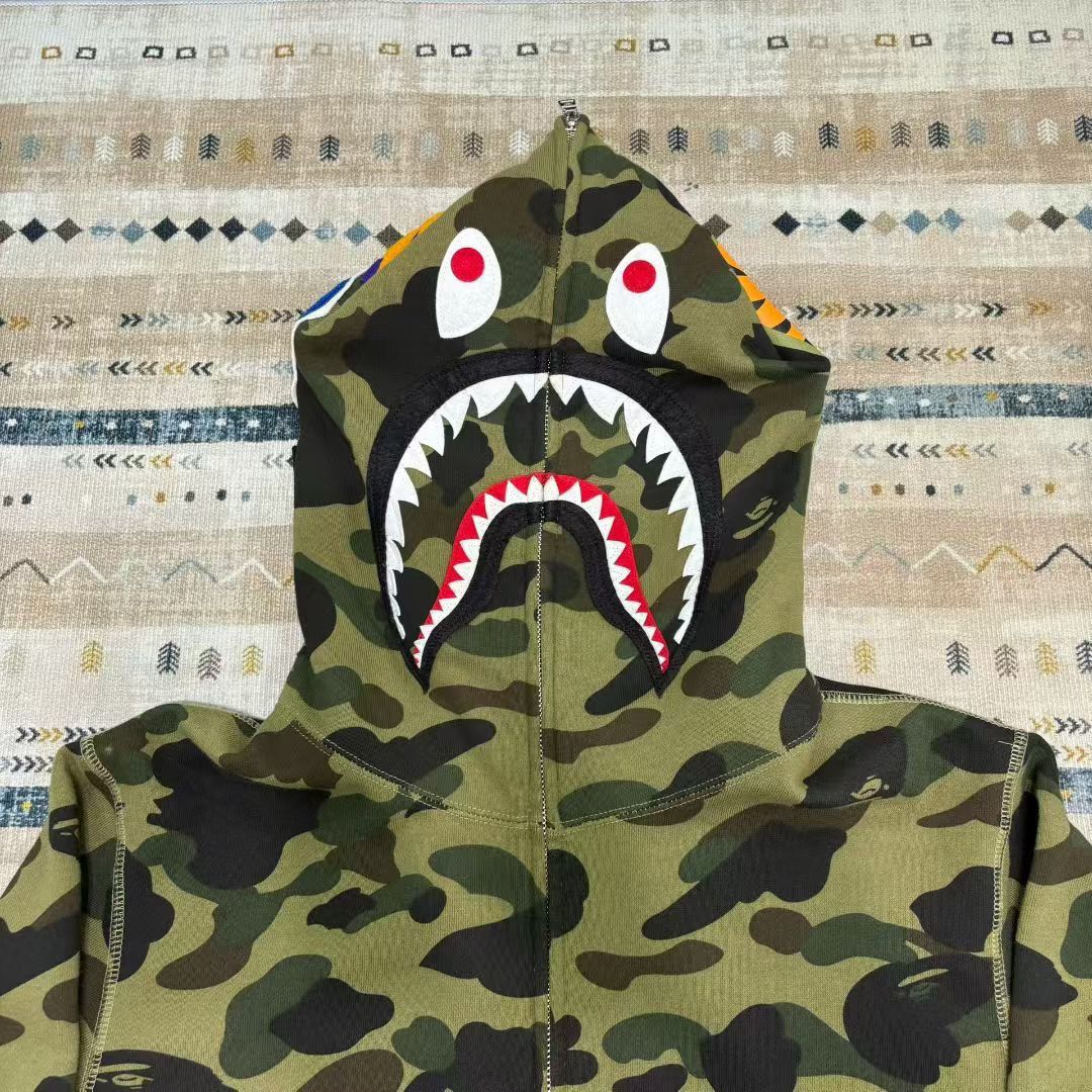 Bape BAPE CAMO SHARK FULL ZIP HOODIE Size US XL / EU 56 / 4 - 3 Thumbnail
