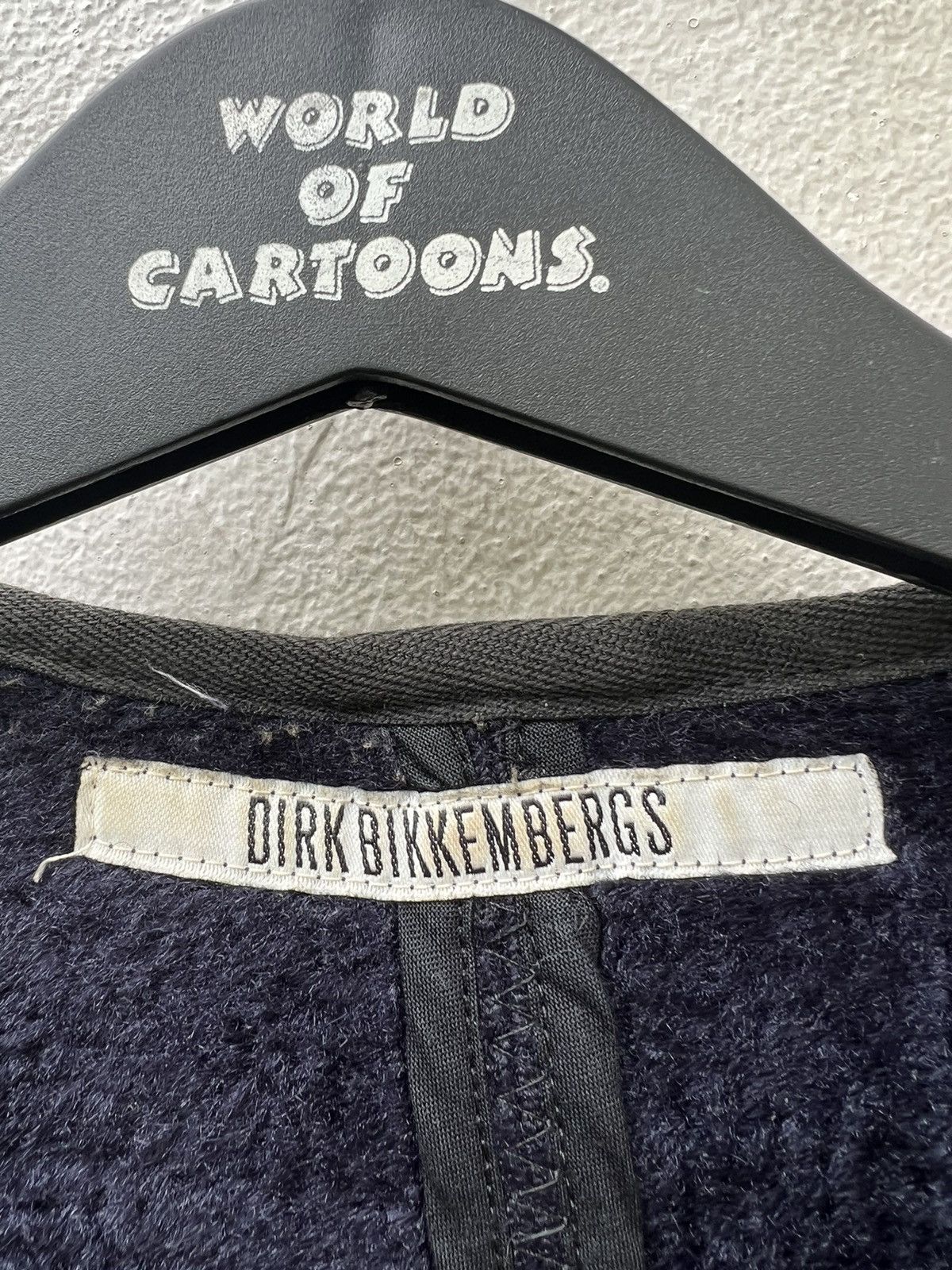 Dirk Bikkembergs × Vintage Vintage 90s DIRK BIKKEMBERGS Detachable Linig Leather Vest Size US M / EU 48-50 / 2 - 22 Thumbnail