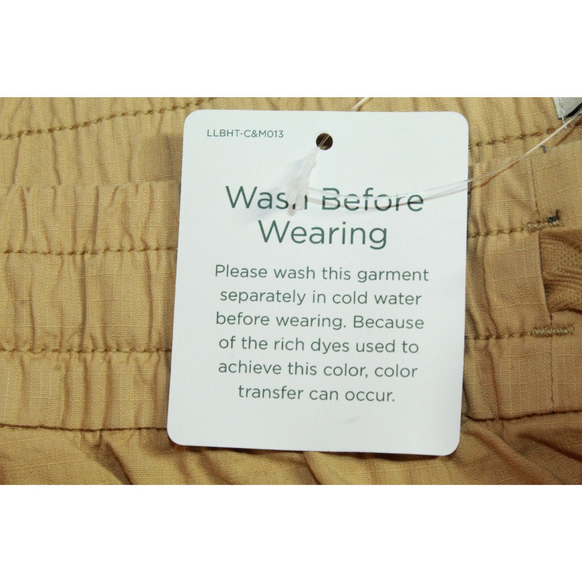 L.L. Bean LL Bean Women’s Pull On Shorts Tan Elastic Waist Drawstring Size 42" / US 20 - 8 Thumbnail
