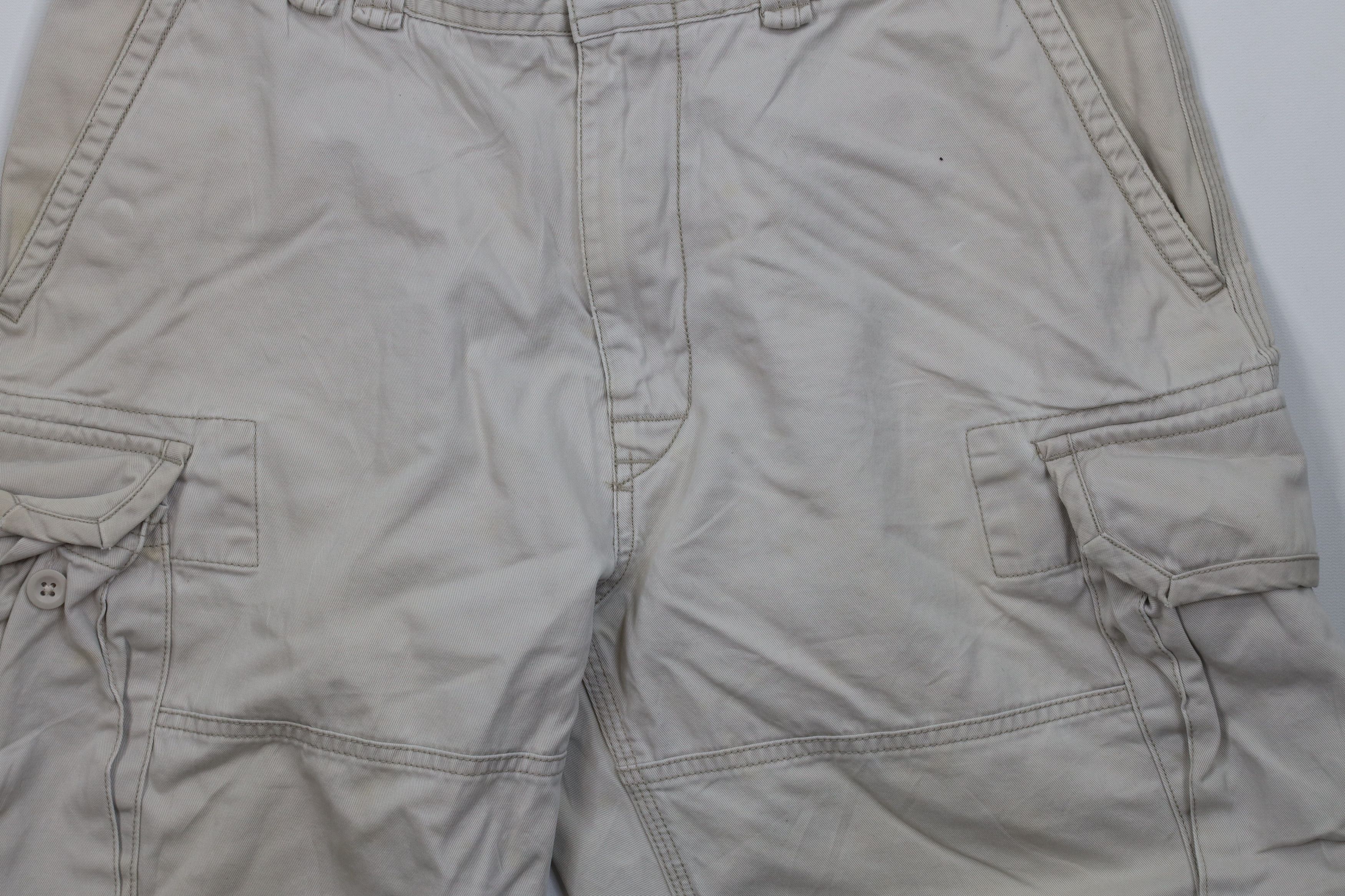 Ralph Lauren Vintage 90s Ralph Lauren Cargo Shorts Beige Cotton Size US 34 / EU 50 - 3 Thumbnail