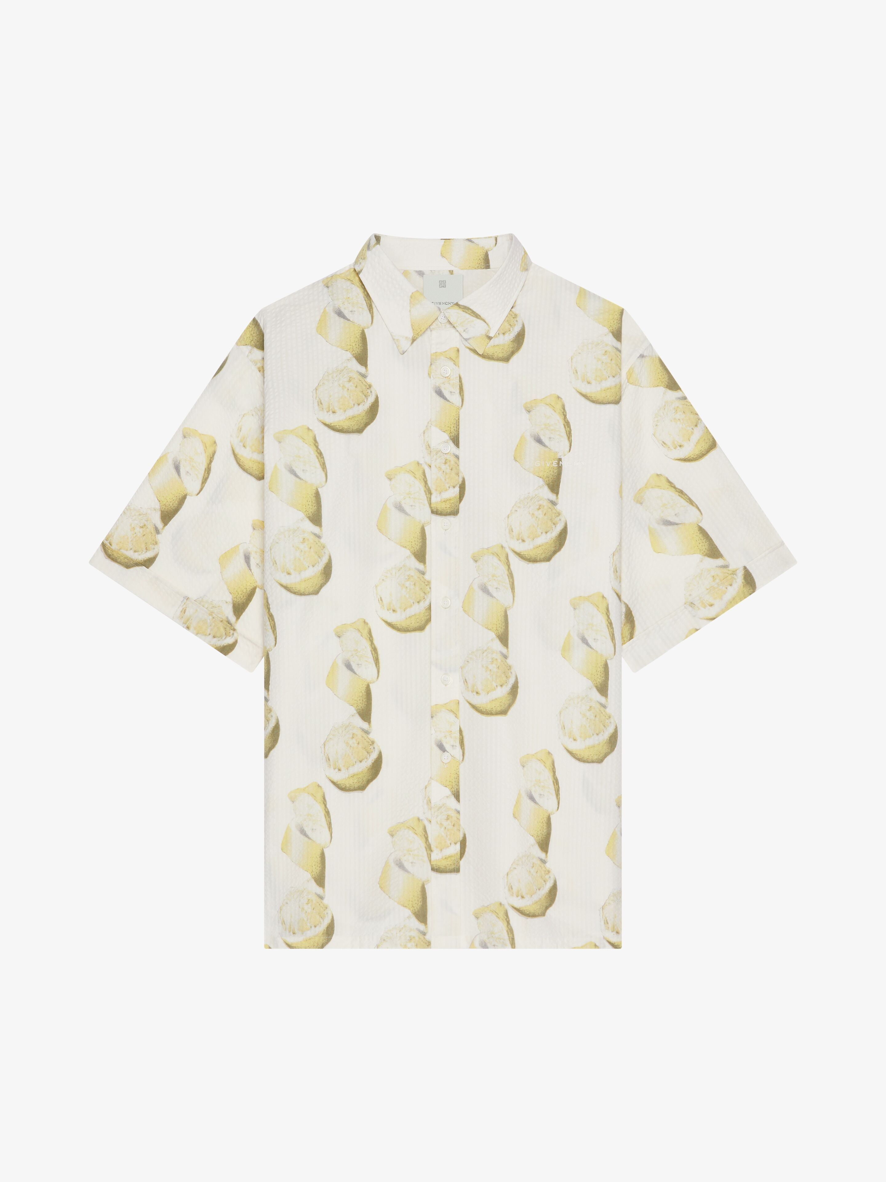Givenchy o1w1db10925 Base Short Sleeve Shirt in Multicolor Size US L / EU 52-54 / 3 - 1 Thumbnail