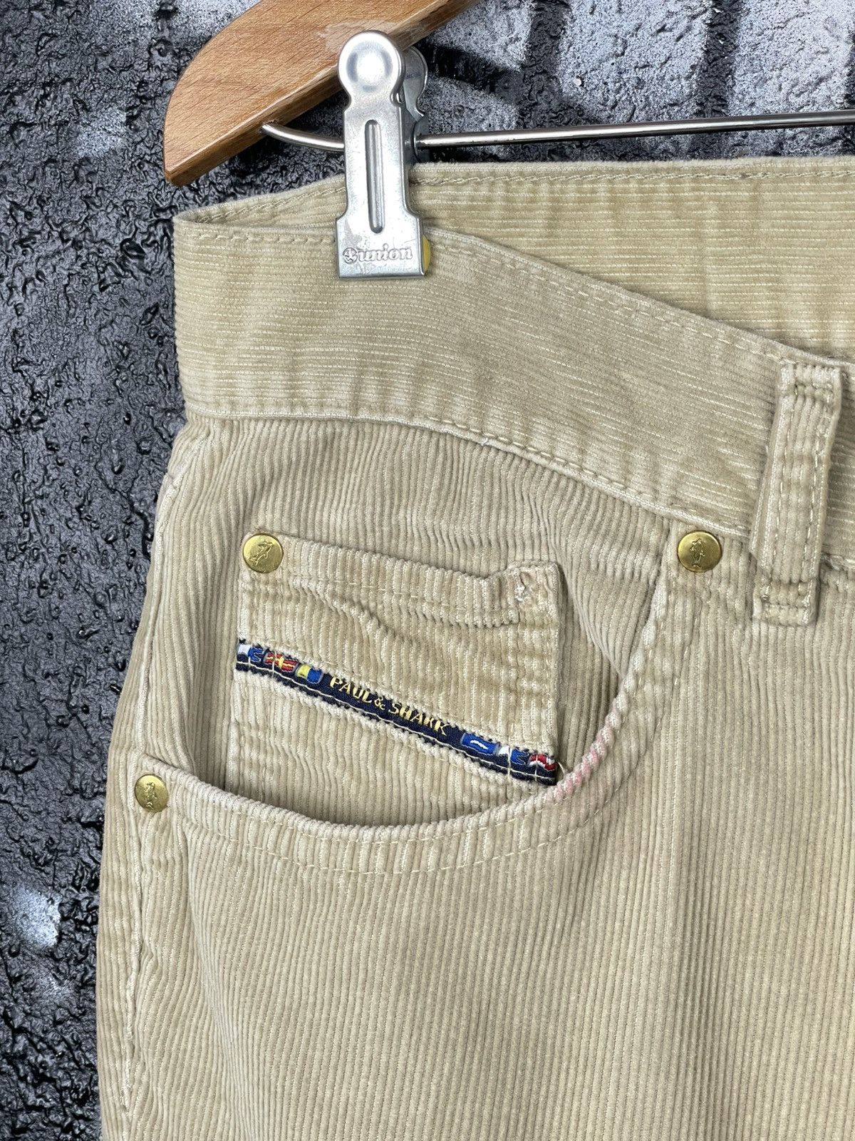 Paul & Shark Paul & Shark Beige Corduroy Casual Pants Men’s Size 33 Size US 33 - 6 Thumbnail