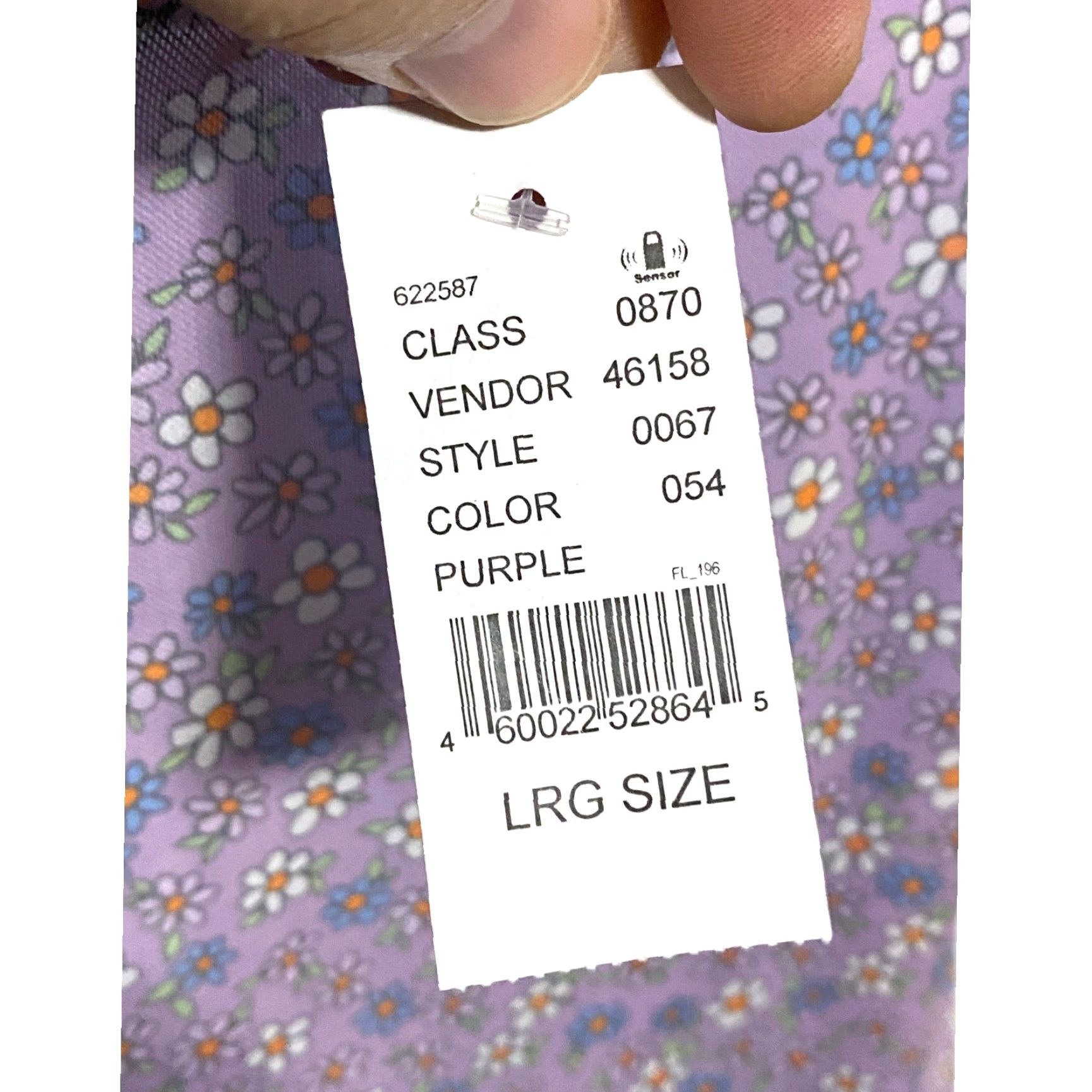 Pacsun VINTAGE LA Hearts PacSun Purple Floral Cami Slip Dress L Hippe Retro Y2K Spring Boho NWT Size L / US 10 / IT 46 - 7 Thumbnail