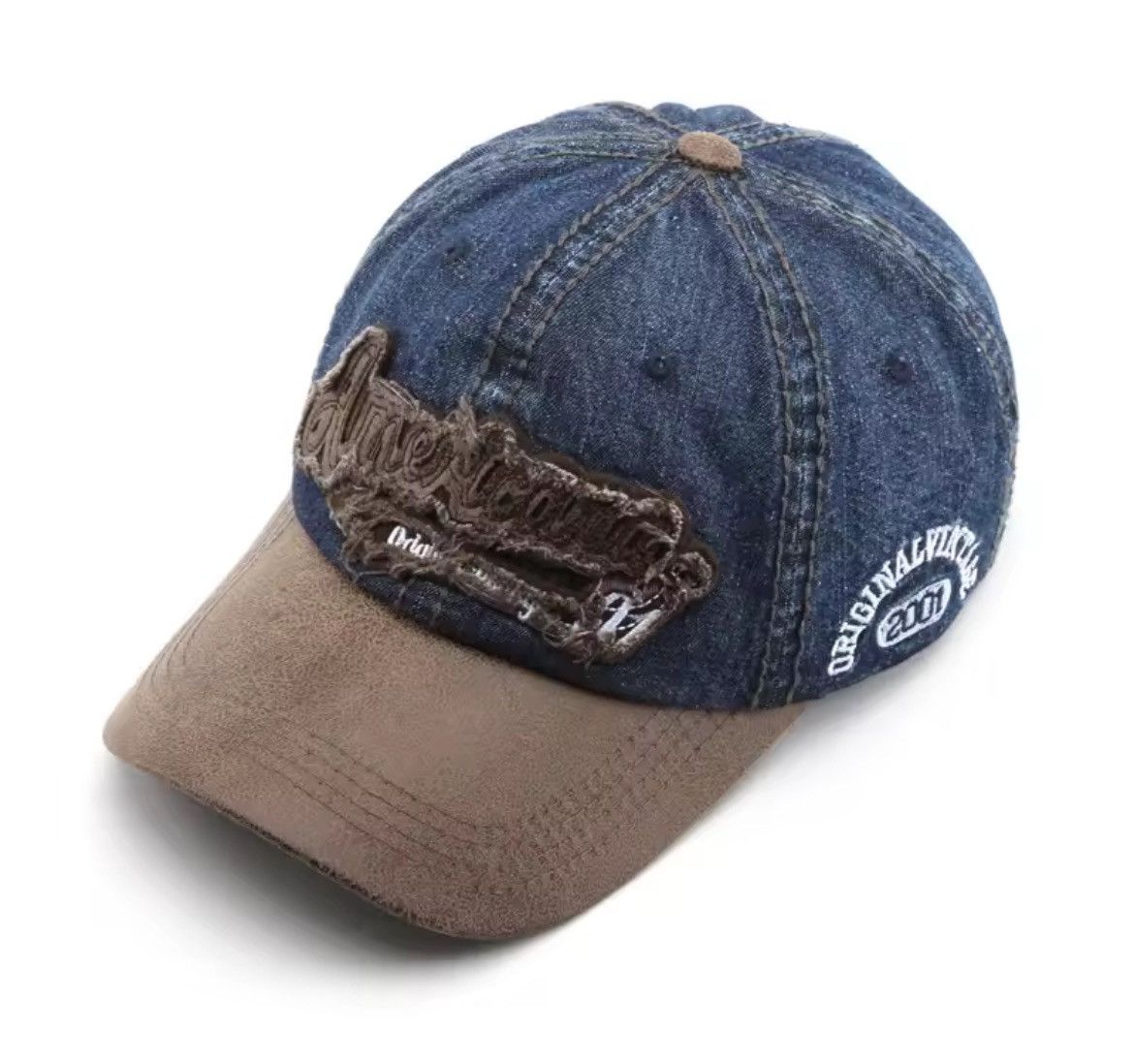 Japanese Brand Embroidery Denim Baseball Cap Size ONE SIZE - 5 Thumbnail