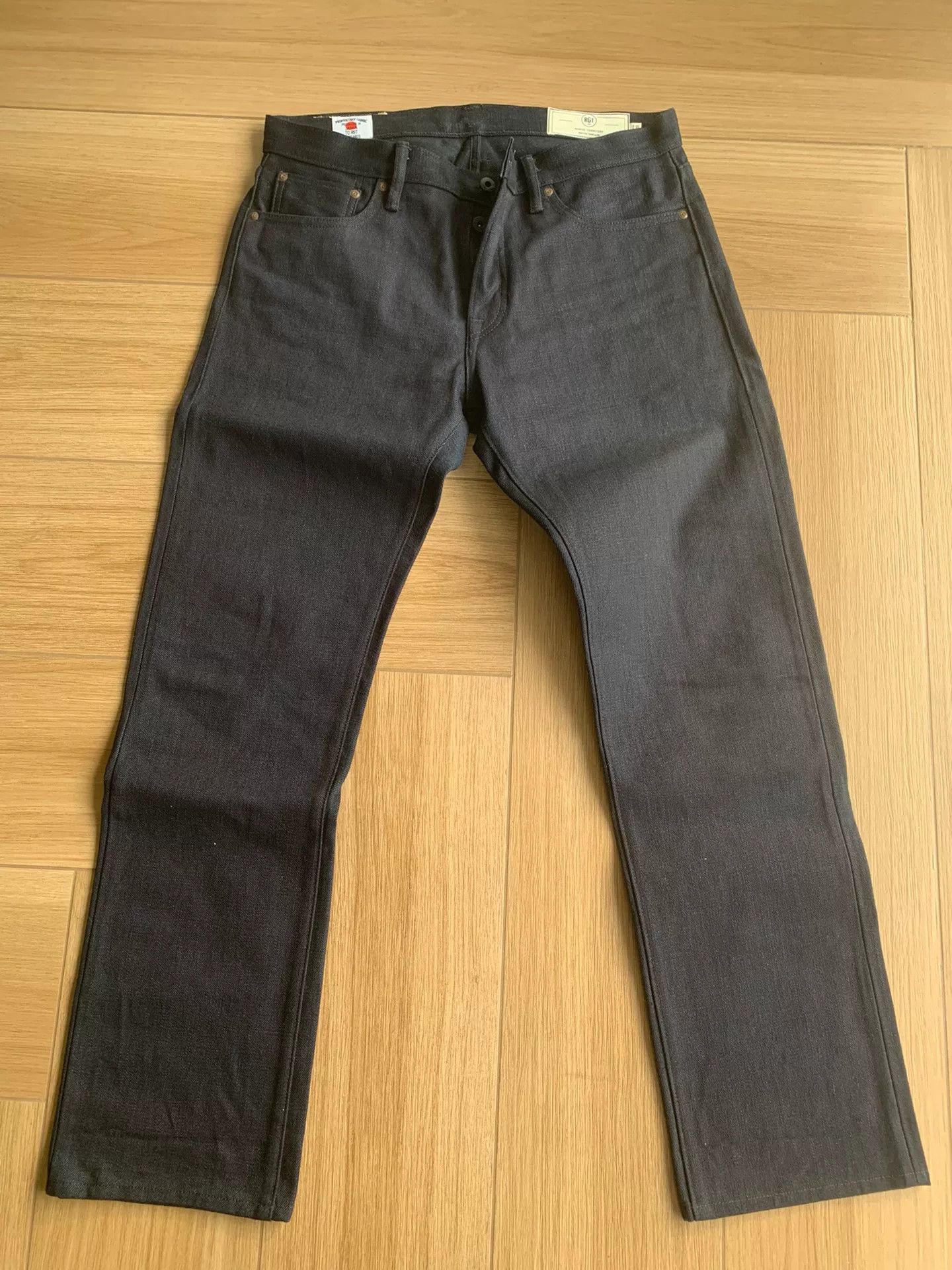 Rogue Territory heavy weight black denim straight leg pants Size US 34 / EU 50 - 1 Thumbnail