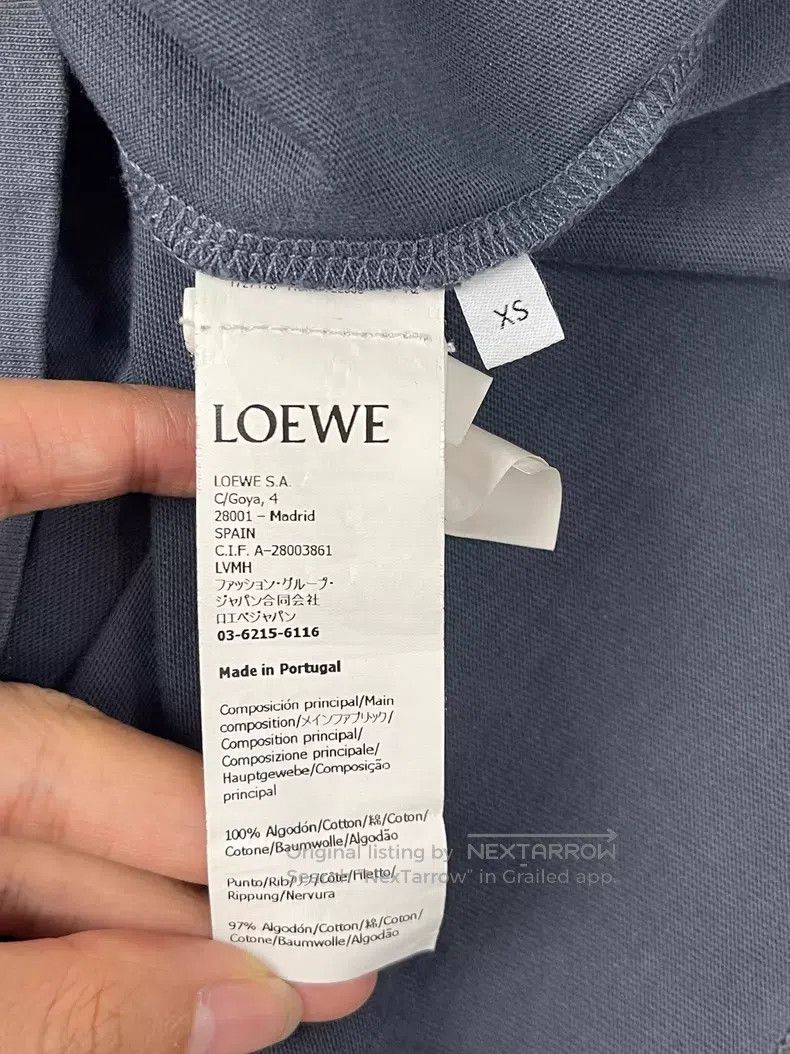 Loewe Loewe Heavy Wash Embroidered Logo Short Sleeve Size US XS / EU 42 / 0 - 8 Thumbnail