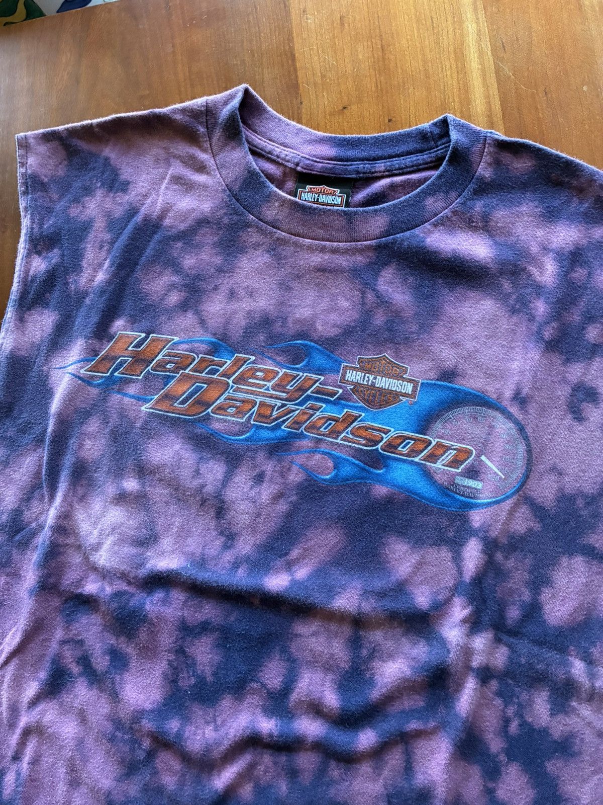 Harley Davidson Vintage Harley Davidson flame chop tee shirt Size US L / EU 52-54 / 3 - 1 Thumbnail