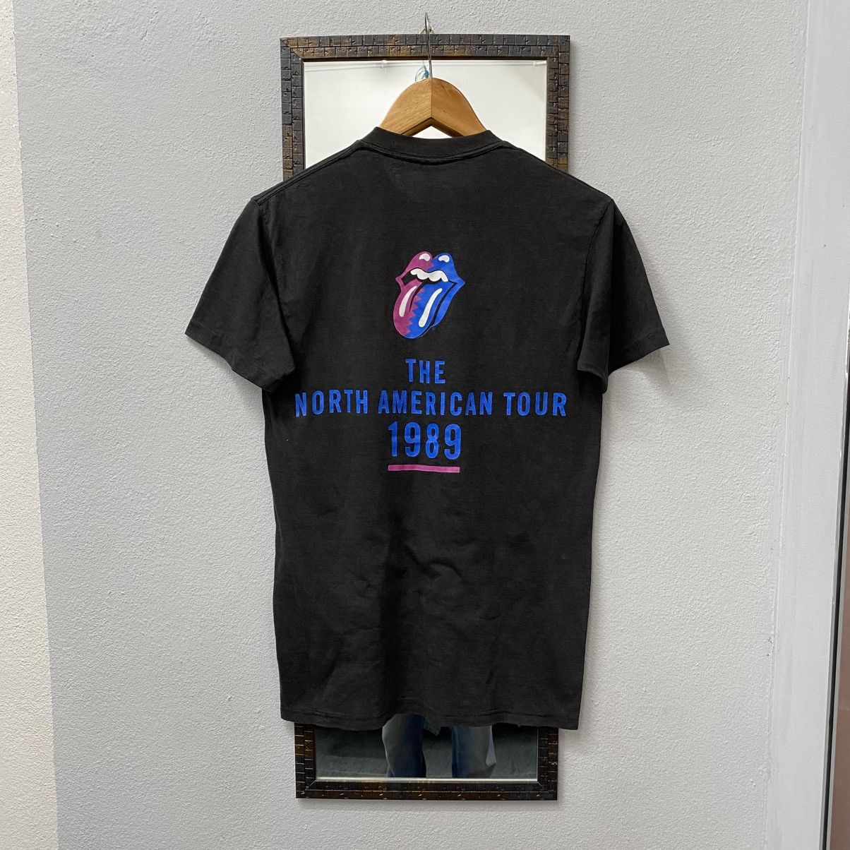 Band Tees Vintage The Rolling Stones Steel Wheels North American Tour Size US S / EU 44-46 / 1 - 6 Thumbnail