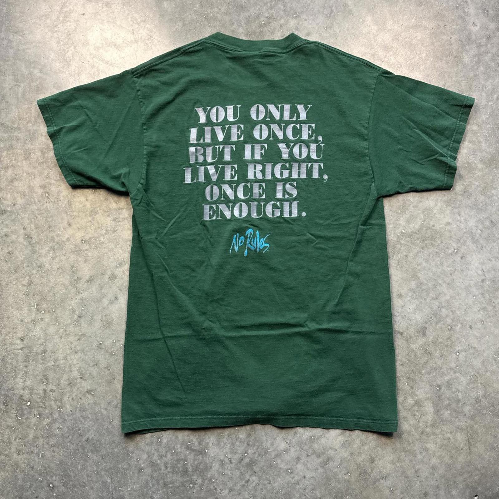 Other Skater Graphic "No Rules" T-Shirt Size US L / EU 52-54 / 3 - 2 Thumbnail