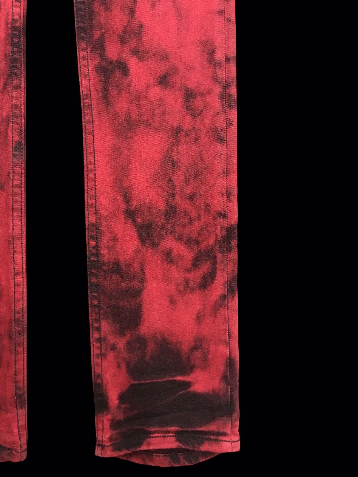 Japanese Brand 💥EMO/GOTHIC STYLE💥Xfrm Sick Design Skinny Soft Denim F245 Size US 29 - 8 Thumbnail