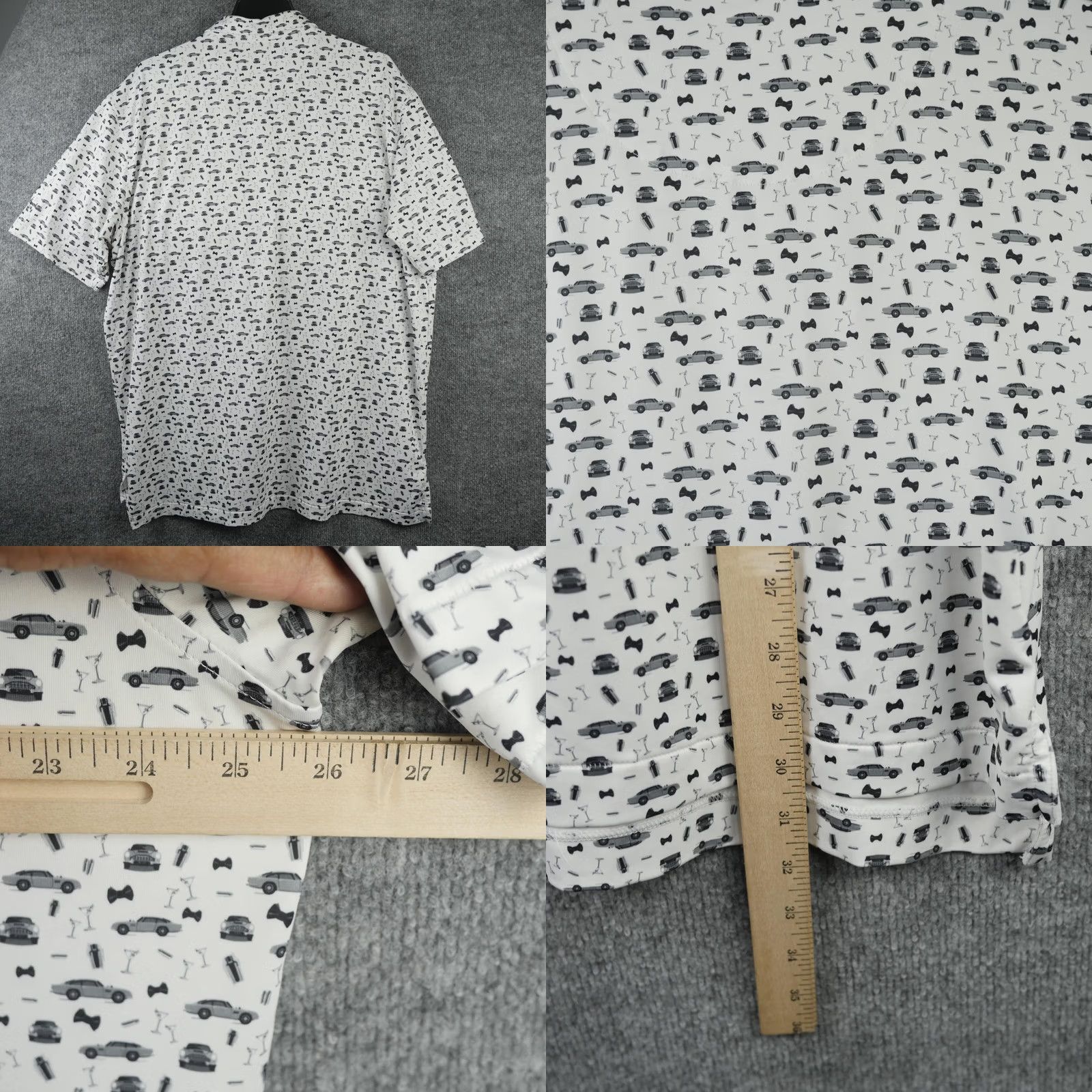 Peter Millar Peter Millar Polo Shirt Mens XL White Summer Comfort Beaver Creek Golf Club Golf Car Size US XL / EU 56 / 4 - 8 Thumbnail