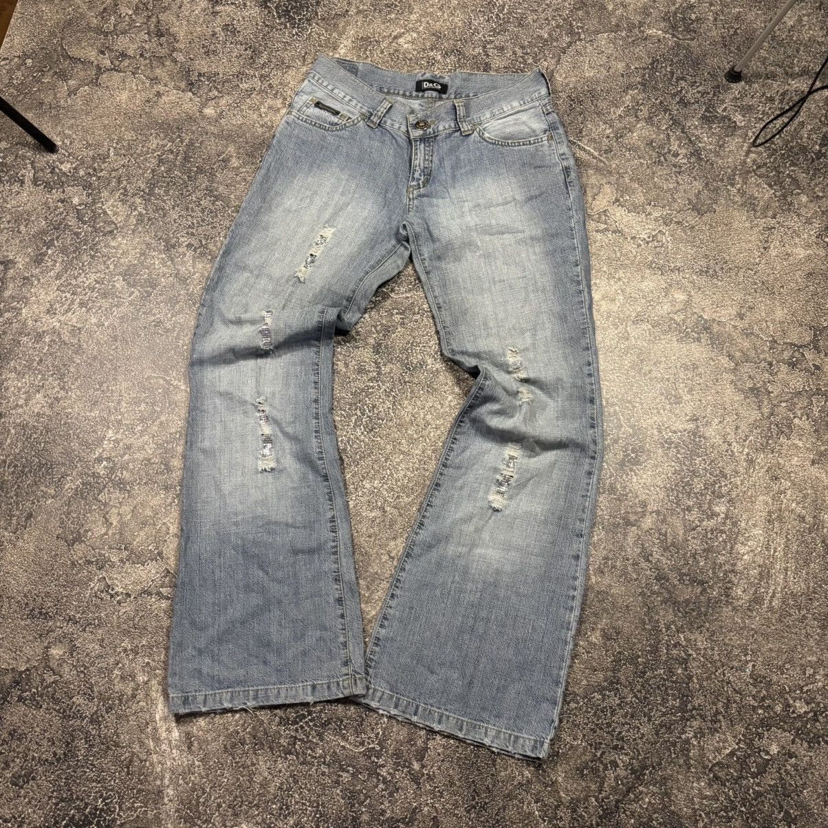 Dolce & Gabbana Vintage Dolce&Gabbana Big Logo Flare Jeans Size 32" / US 10 / IT 46 - 23 Thumbnail