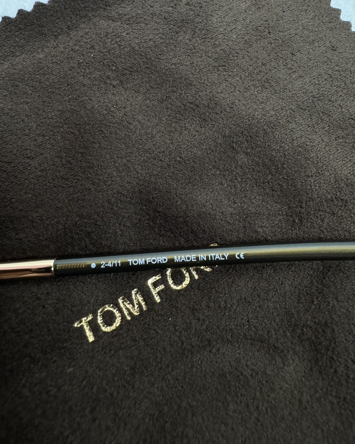 Tom Ford Tom Ford Sunglasses Russell TF234 Black Gold With Box Size ONE SIZE - 8 Thumbnail