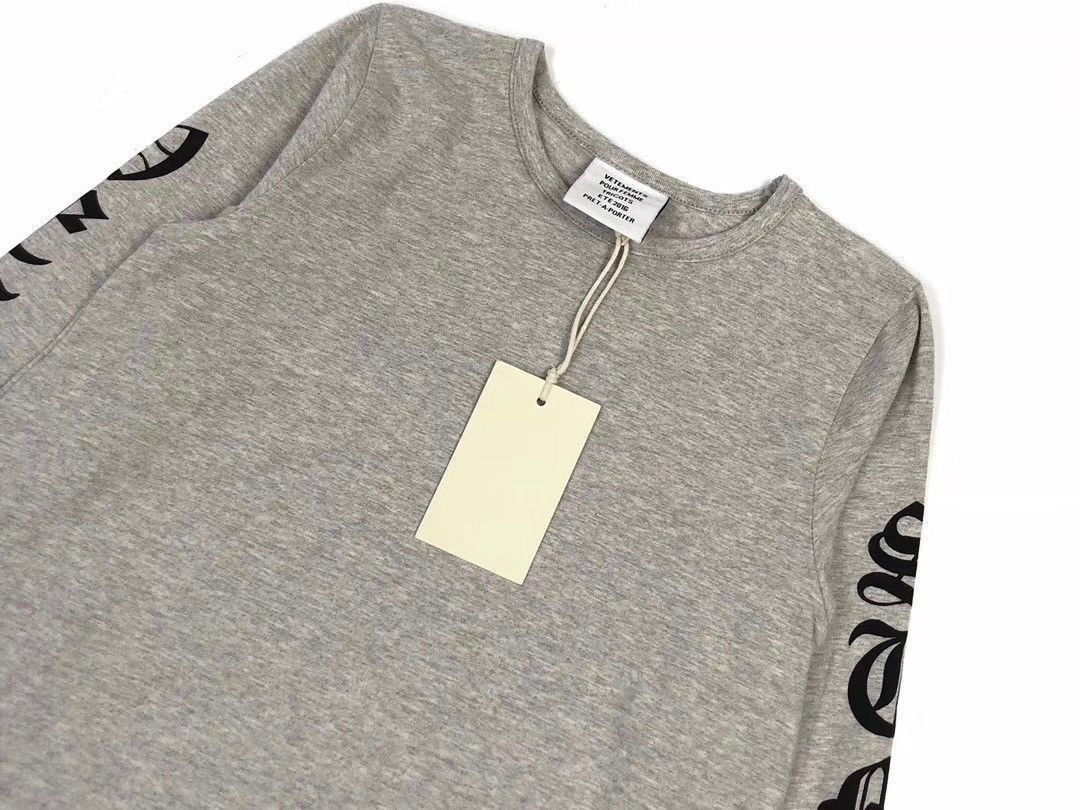 Vetements Vetements 2016 OG Gothic Oversized Long-Sleeves Tee Size US XS / EU 42 / 0 - 2 Thumbnail