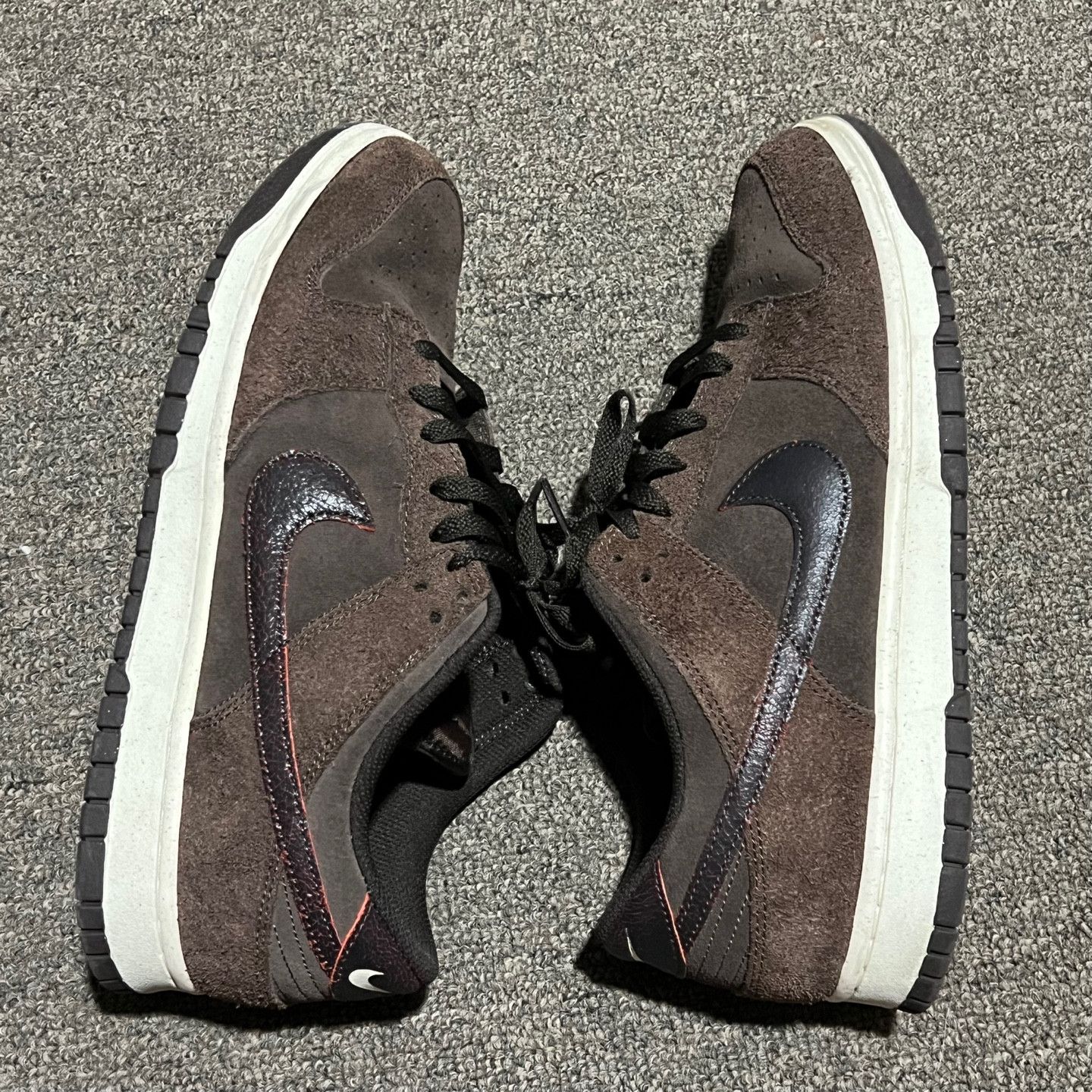 Nike Nike Dunk Low Premium Baroque Brown and Team Orange 295 Size US 11.5 / EU 44-45 - 6 Thumbnail